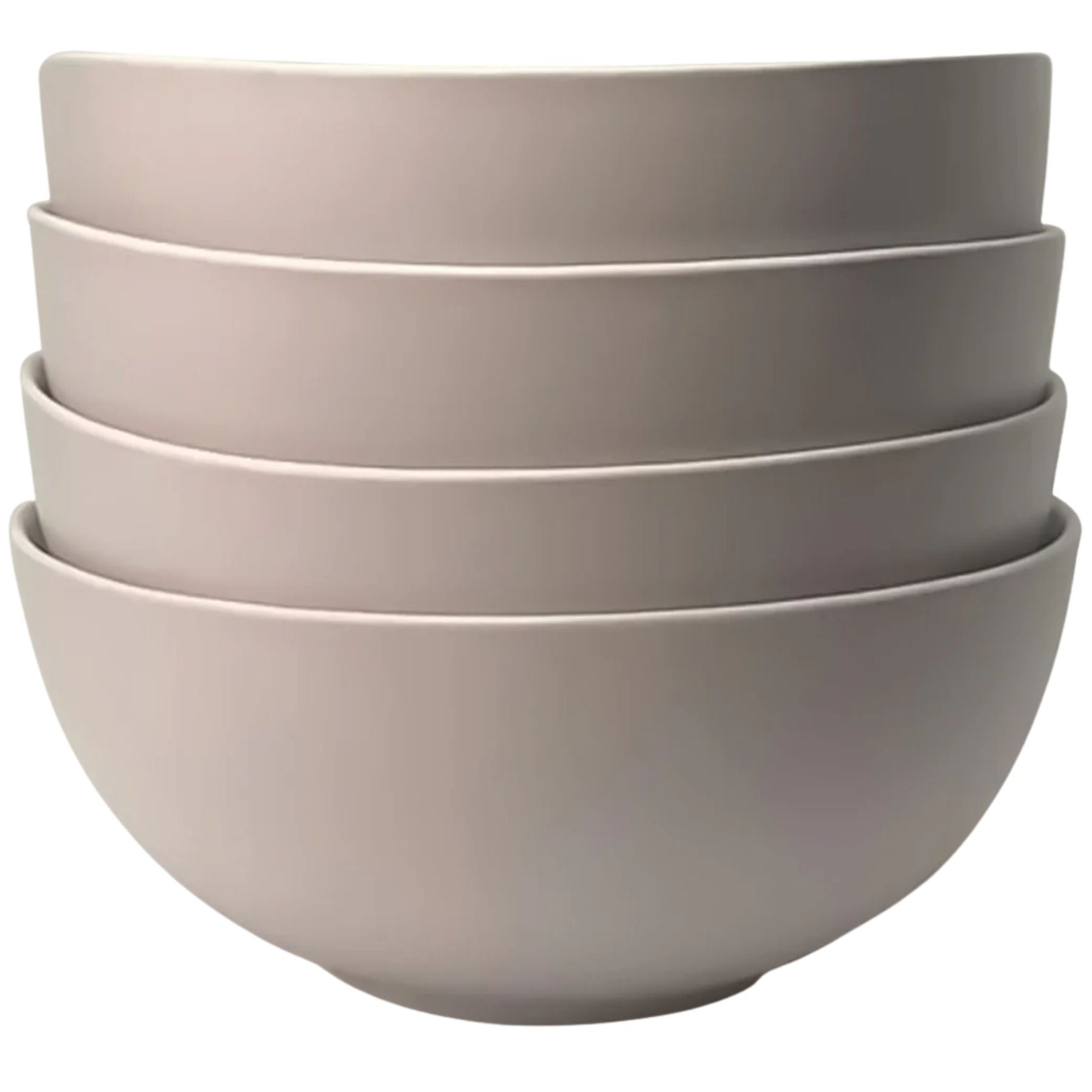 The Contour Bowl - Set of 4 - Beige by Zulay Kitchen