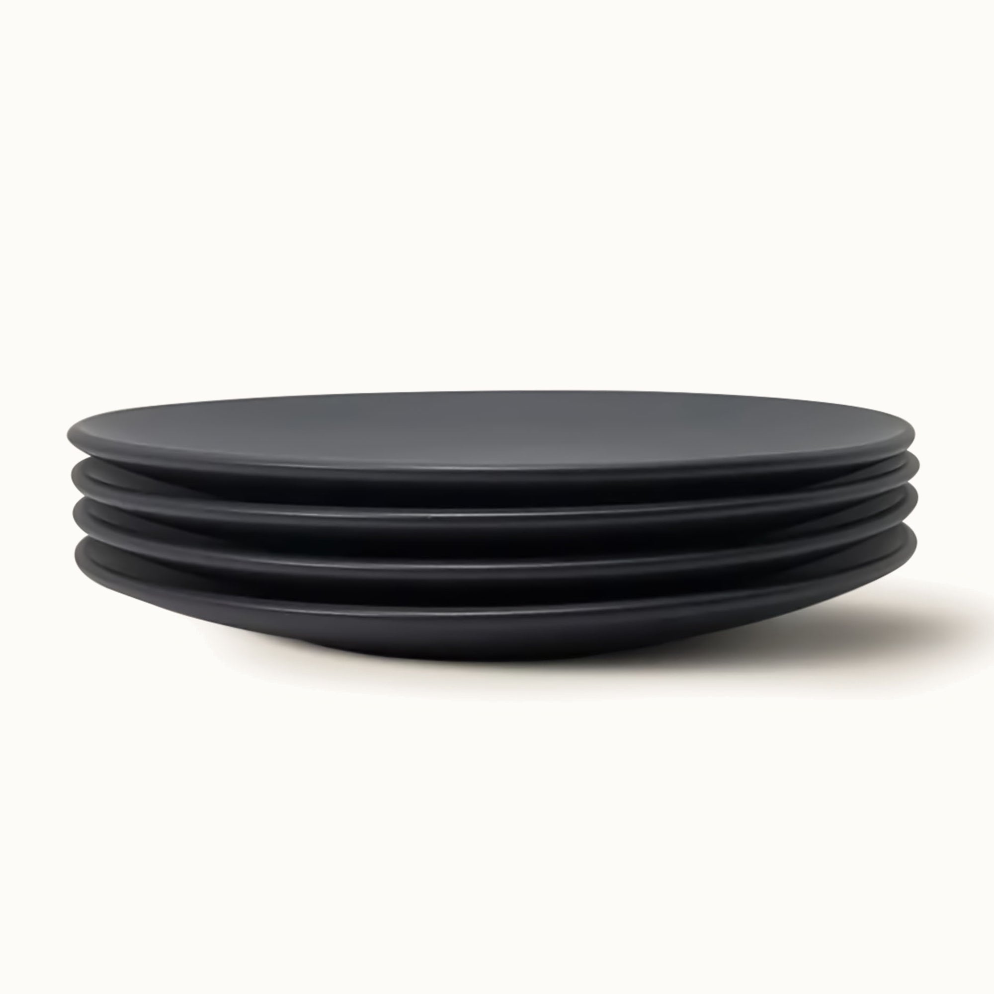 The Contour Salad Plate - Set of 4 - Slate Blue by Zulay Kitchen