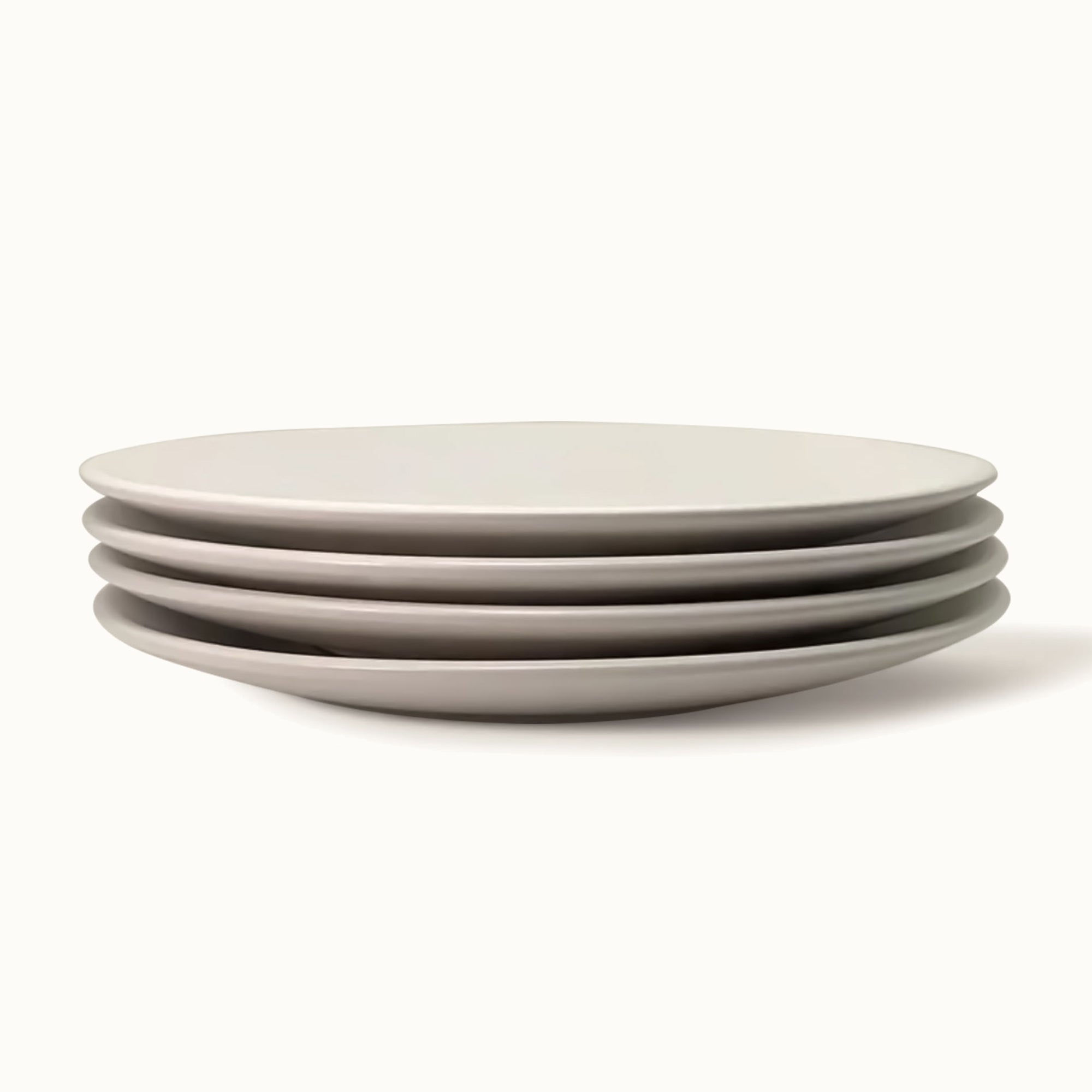 The Contour Salad Plate - Set of 4 - Beige by Zulay Kitchen
