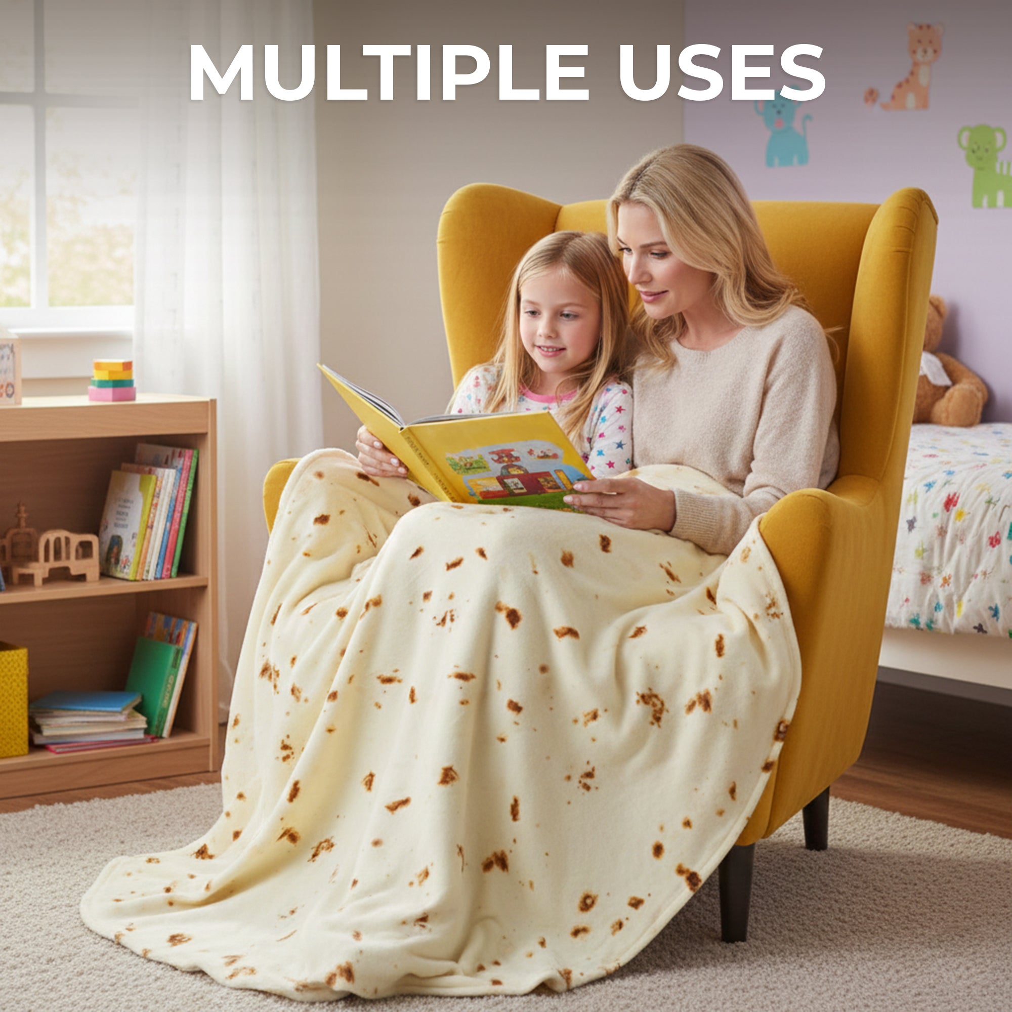 Tortilla Blanket - 71 inches by Zulay Kitchen