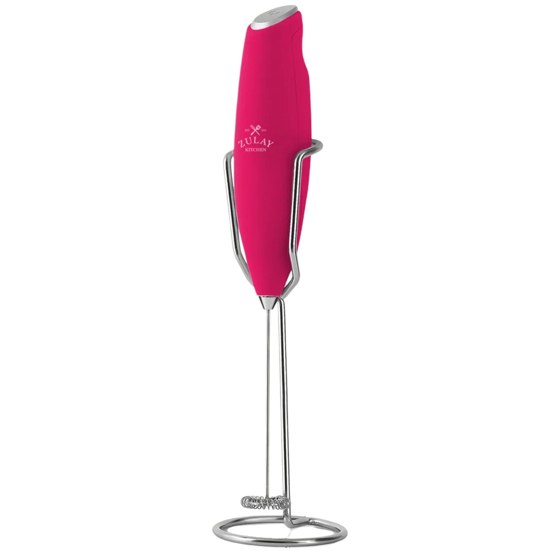 Ultra High Speed Milk Frother For Coffee With New Upgraded Stand-Dragonfruit by Zulay Kitchen