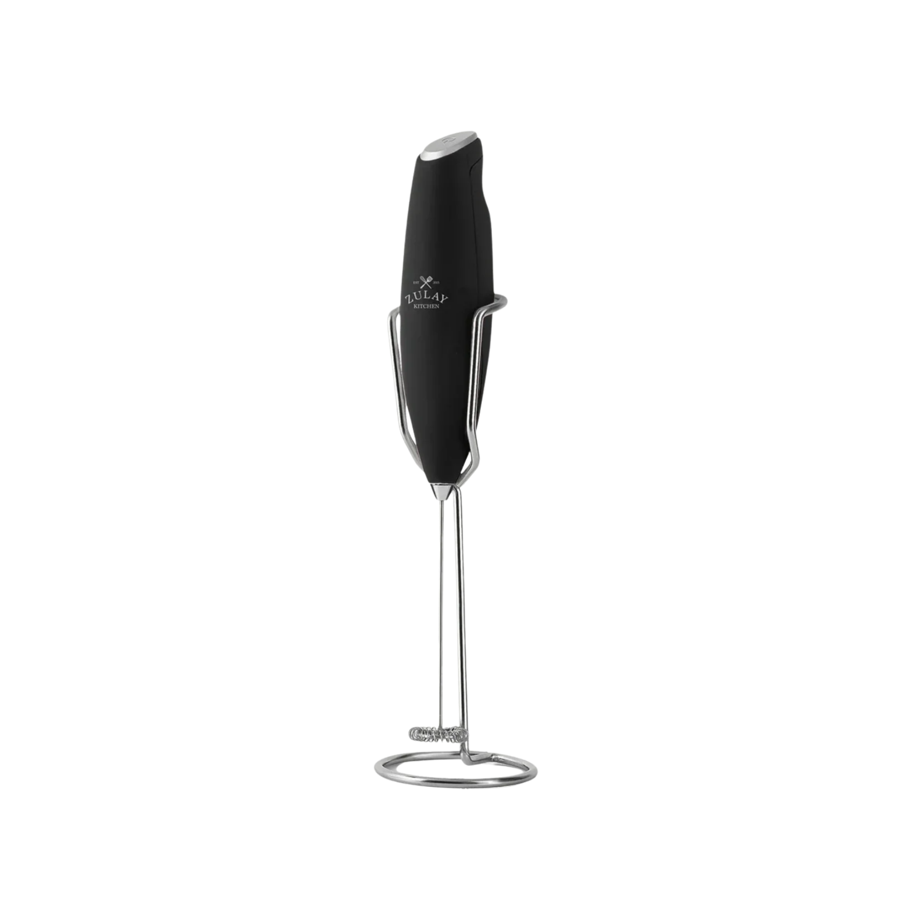 Ultra High Speed Milk Frother For Coffee With New Upgraded Stand-Black by Zulay Kitchen