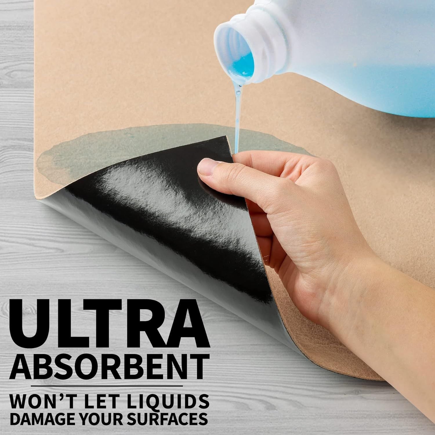 Slip-Resistant Under The Sink Mat Waterproof Design by Zulay Kitchen