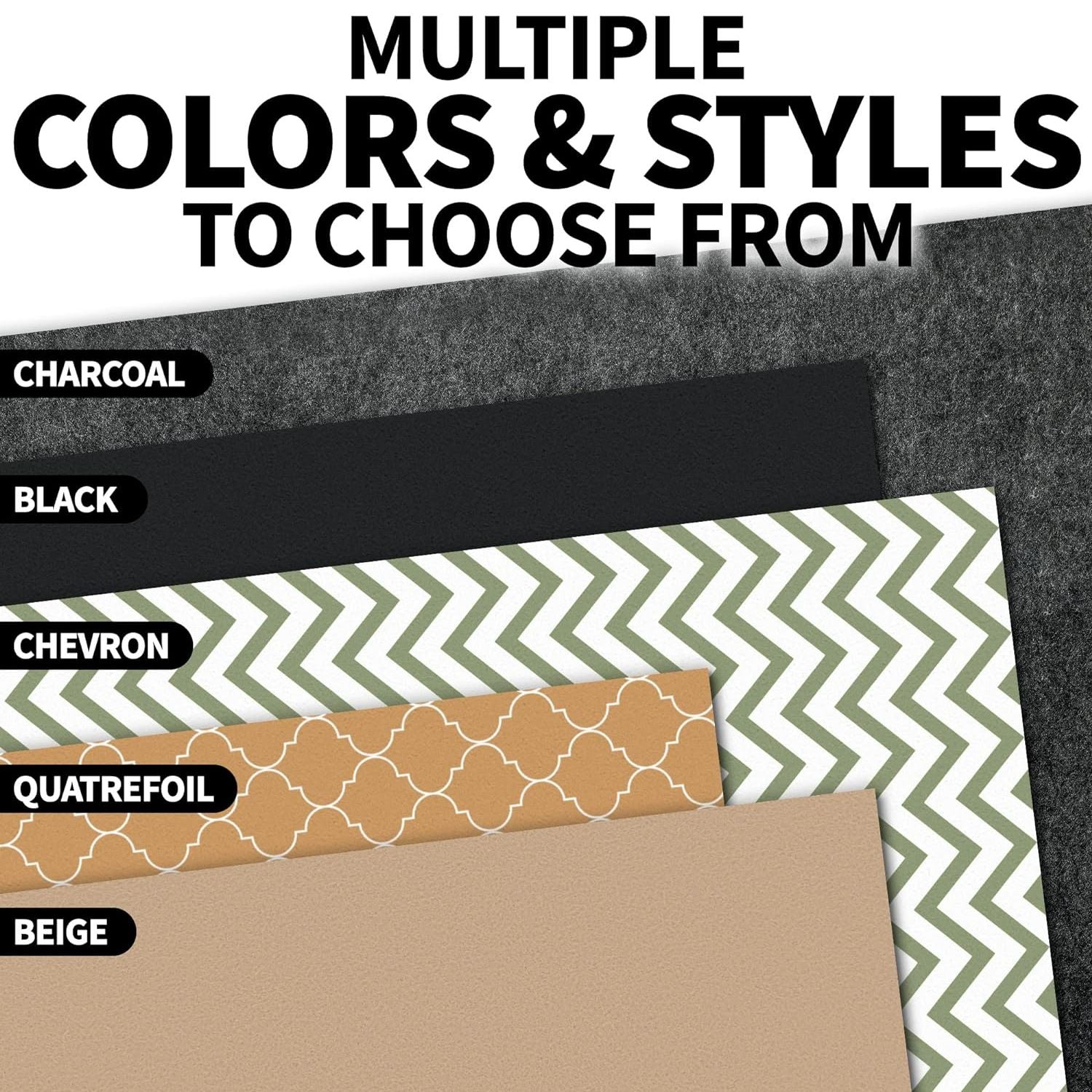 Multiple Colors ad Style Under Sink Mat by Zulay Kitchen