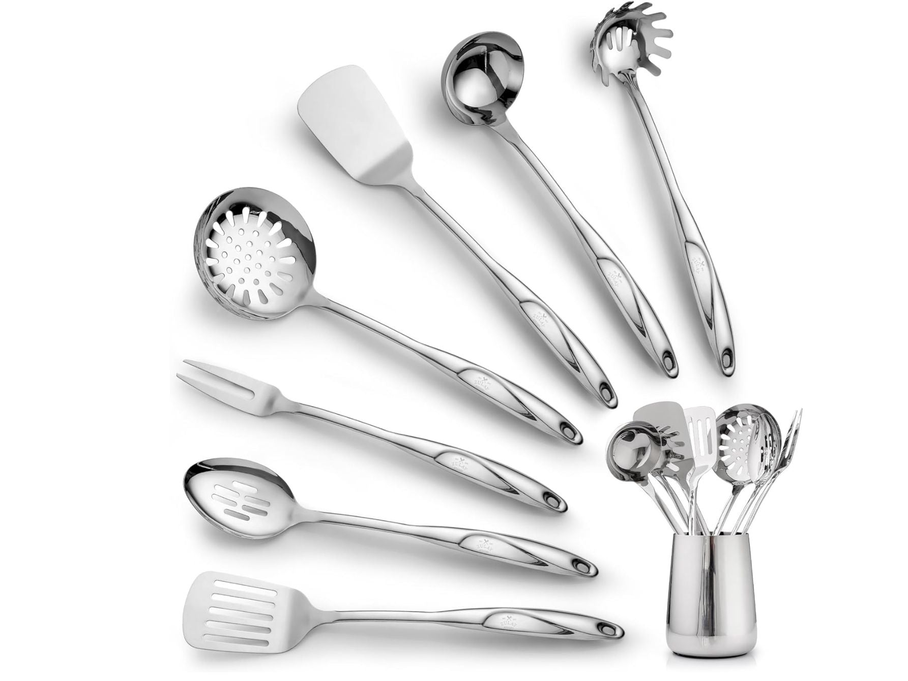 Cooking Utensil Stainless Steel (8 Piece Set)
