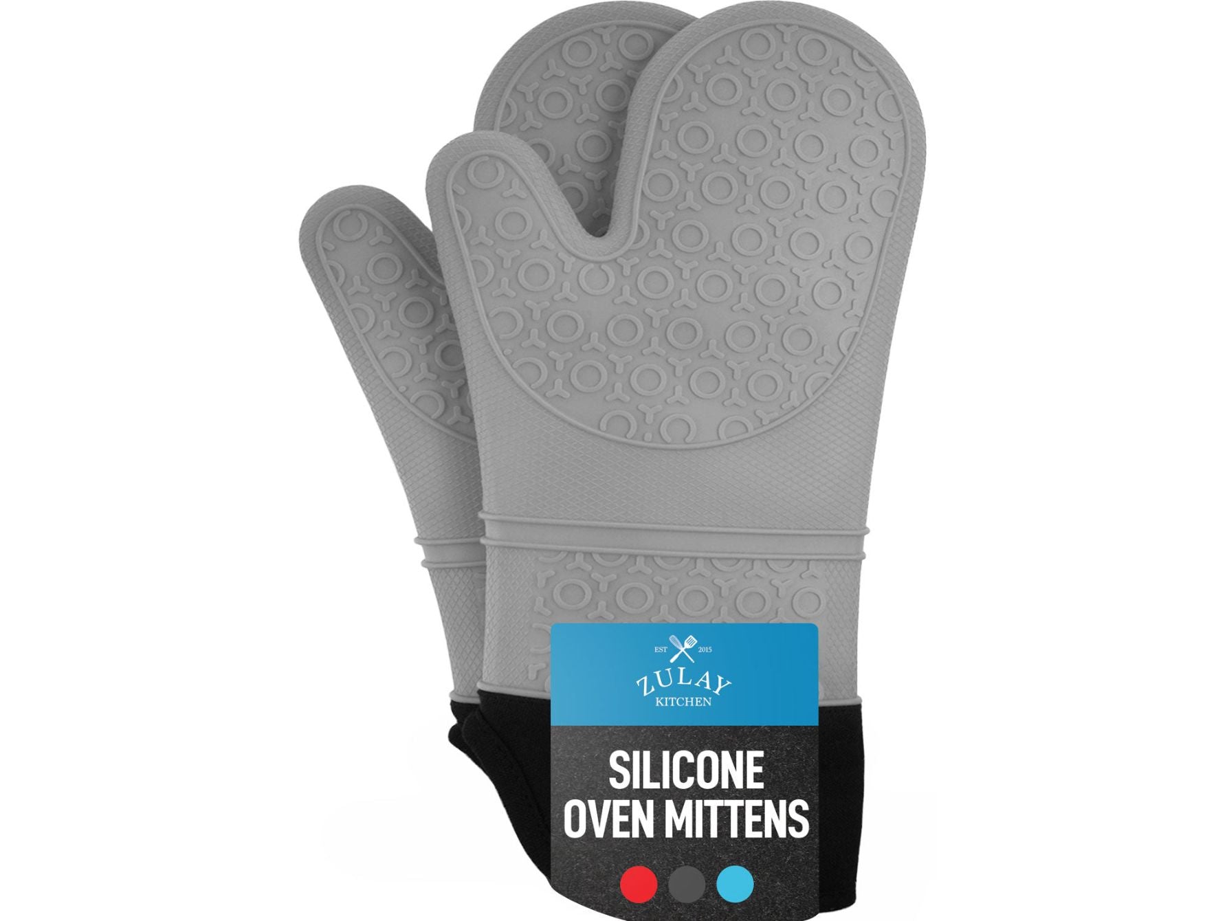 Silicone Oven Mitts by Zulay Kitchen