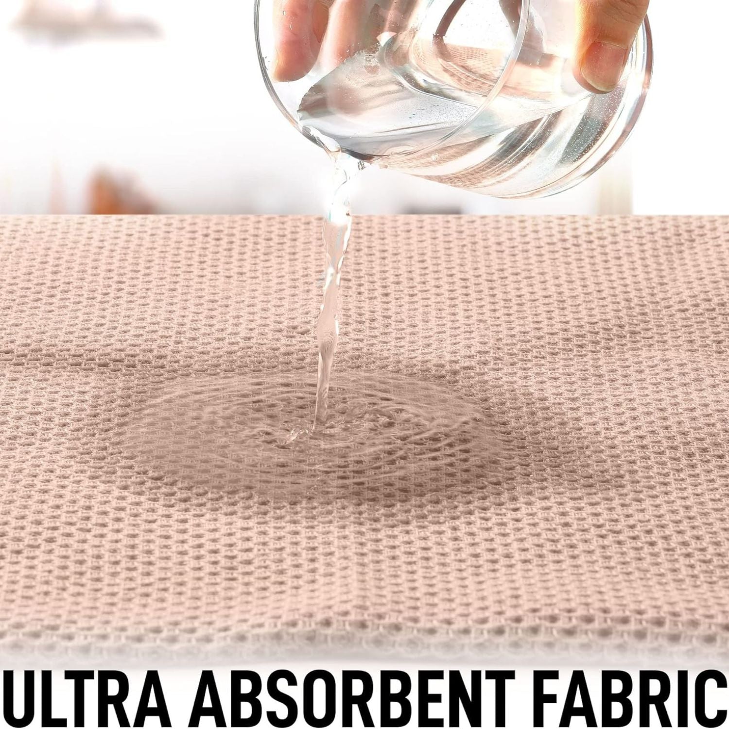 Ultra Absorbent Fabric Weave Kitchen Towel by Zulay Kitchen