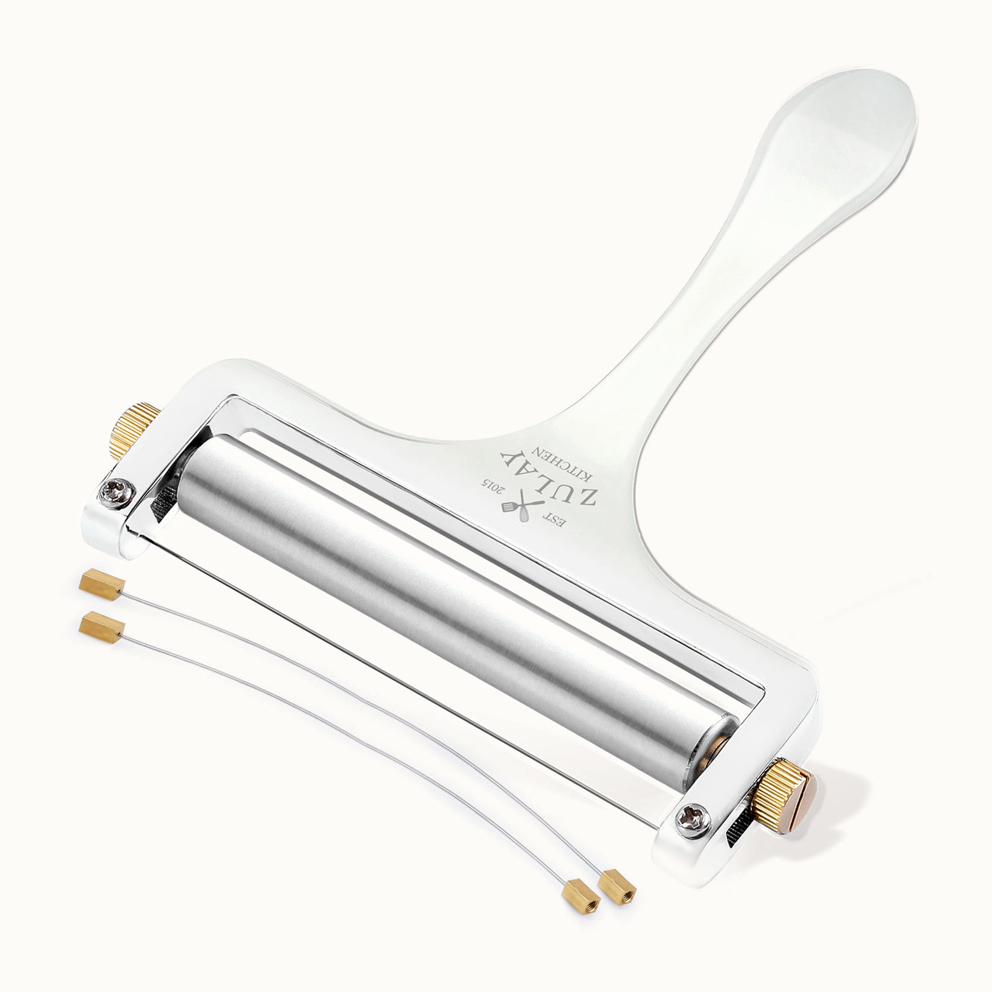 Wire Cheese Slicer- White by Zulay Kitchen