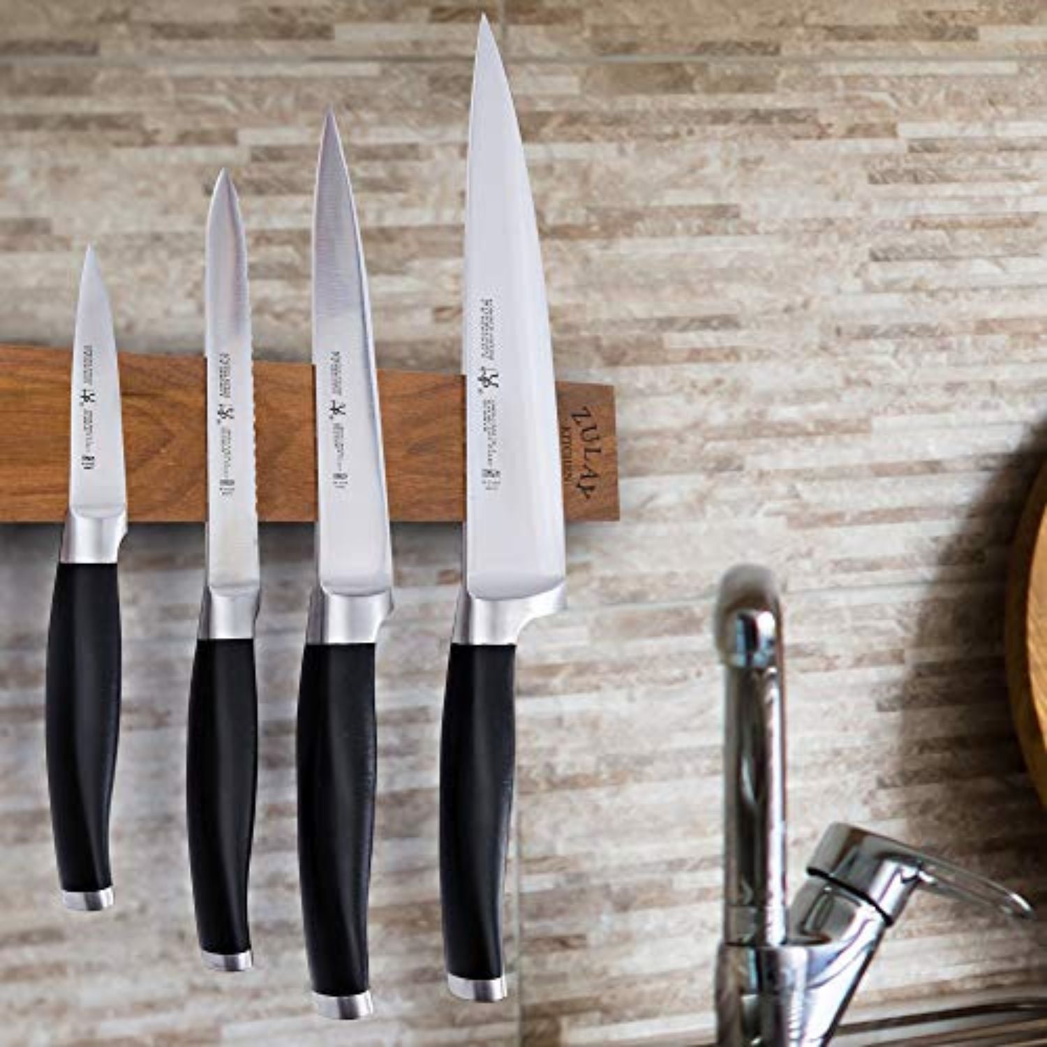 Strong Magnetic Hold Knife Strip by Zulay Kitchen