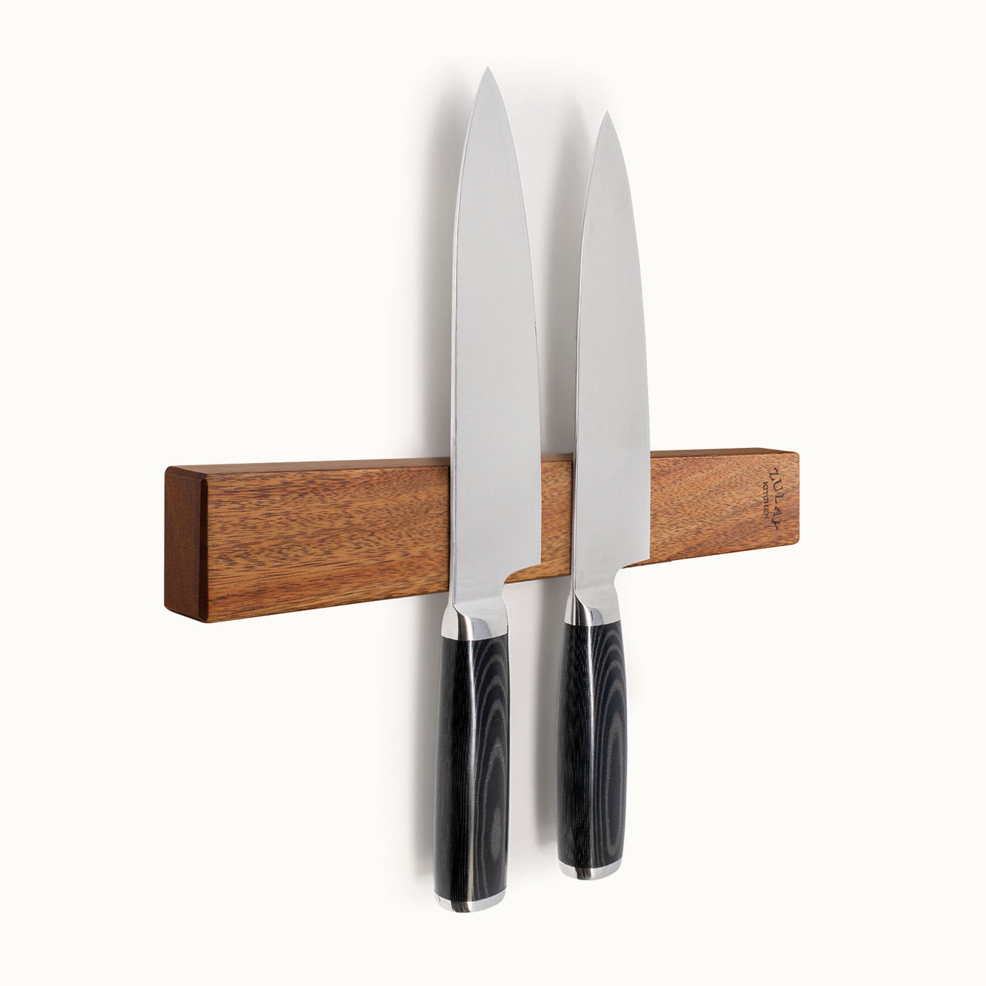 Wood Magnet Knife Strip for Kitchen-Acacia by Zulay Kitchen