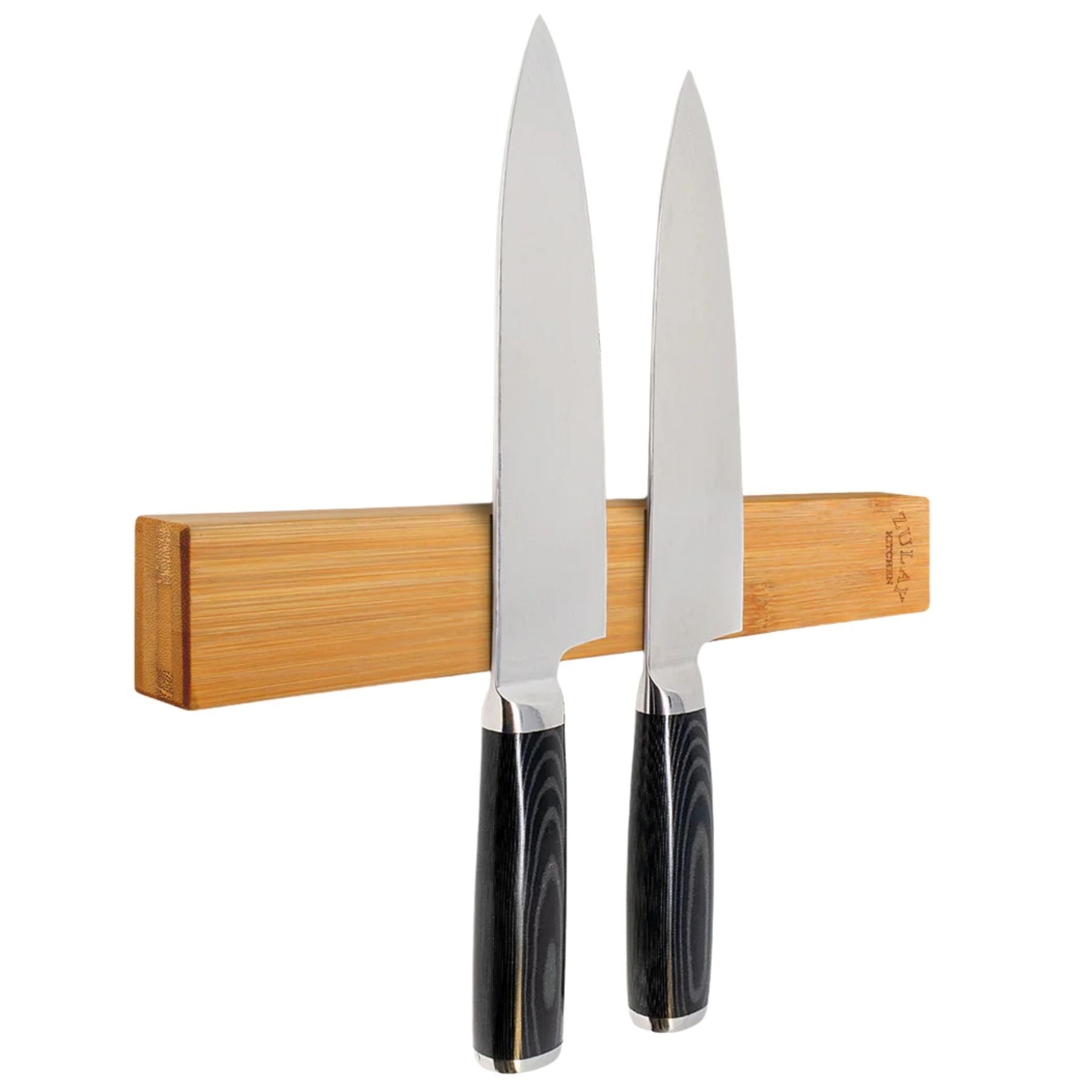 Wood Magnet Knife Strip for Kitchen-Bamboo by Zulay Kitchen