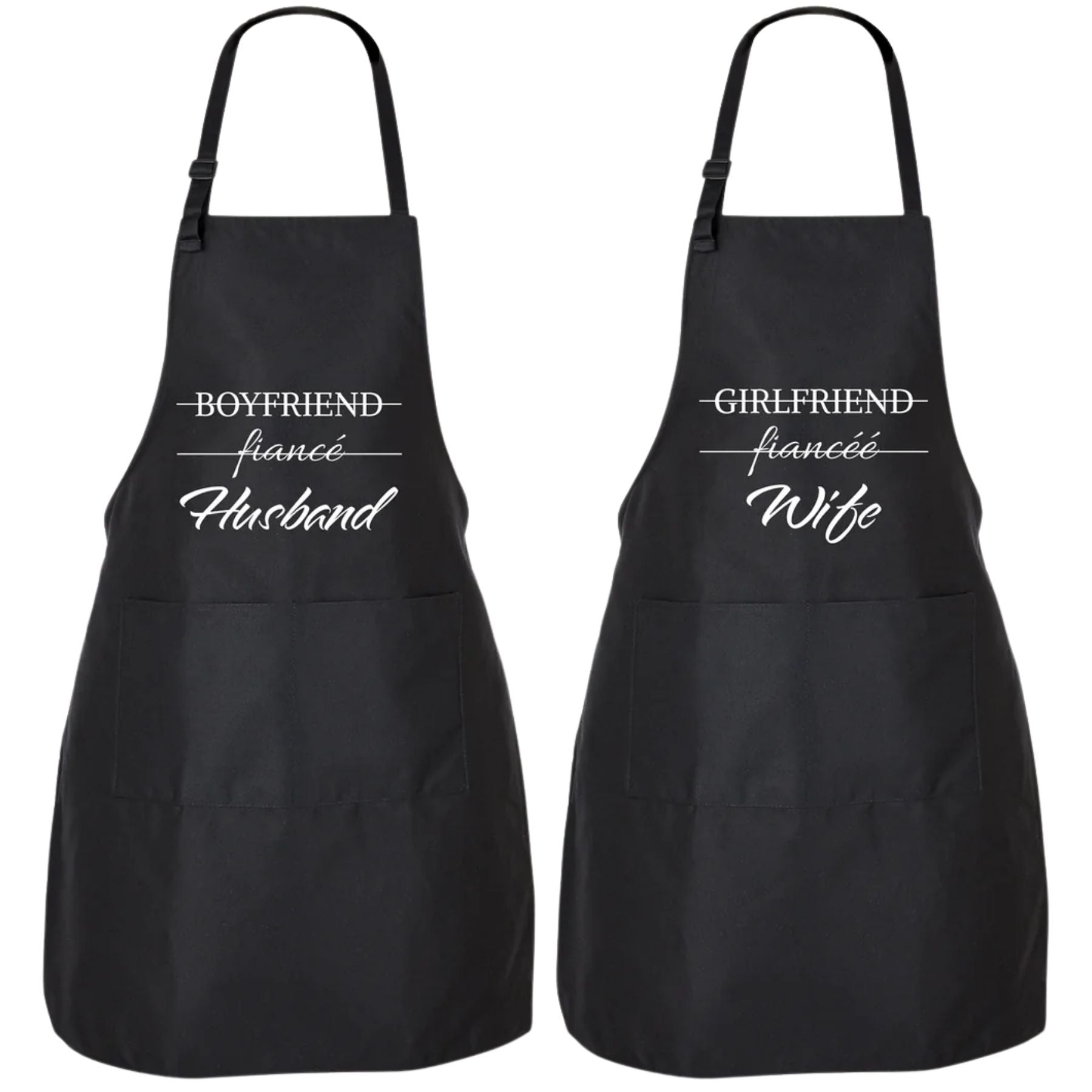 Funny Aprons for Men, Women & Couples- Husband & Wife by Zulay Kitchen