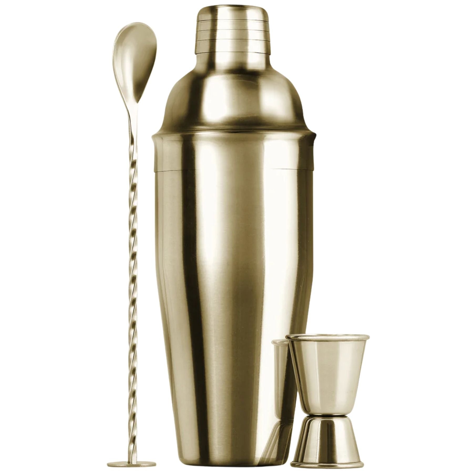 Cocktail Shaker Set - Gold by Zulay Kitchen