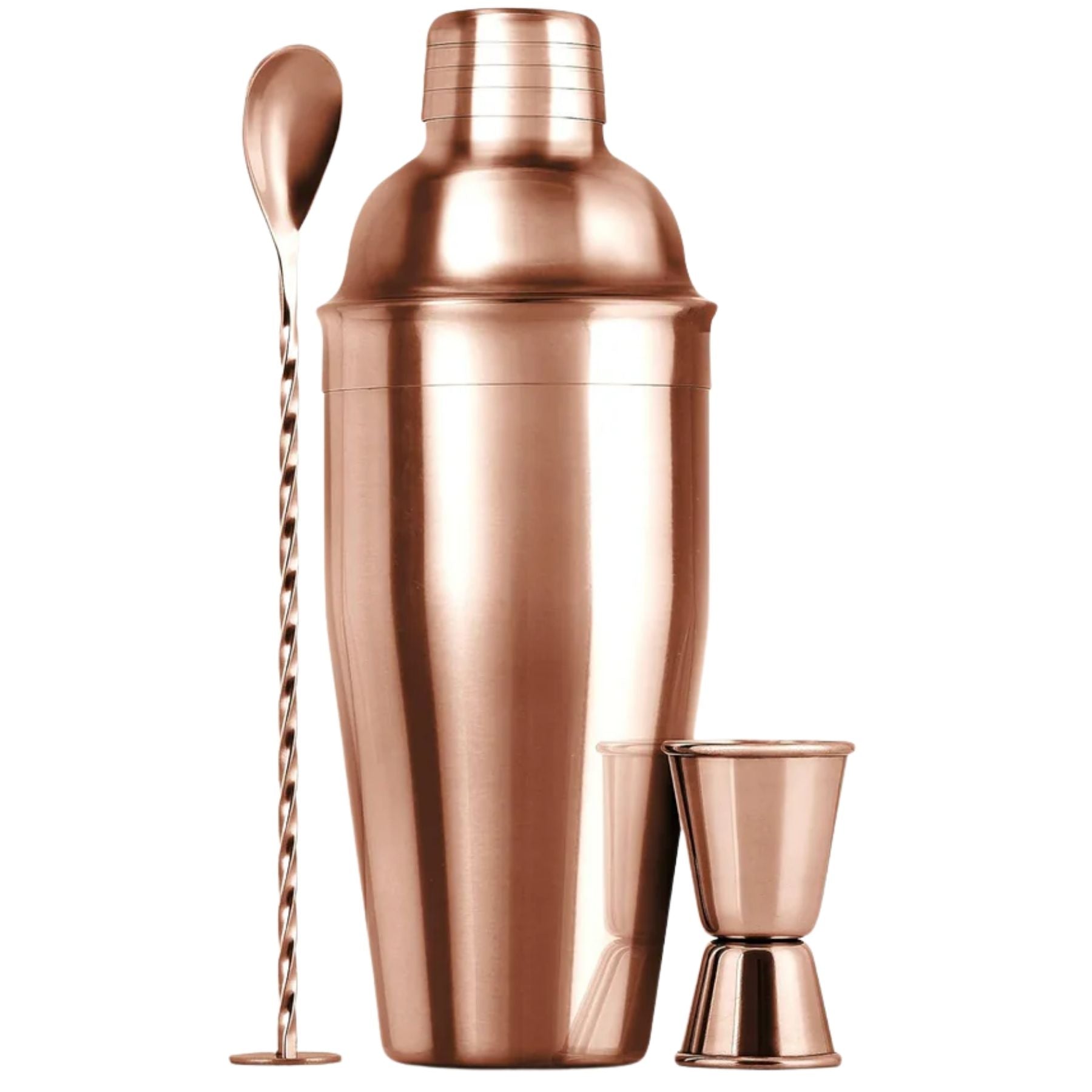 Cocktail Shaker Set - Rose Gold by Zulay Kitchen
