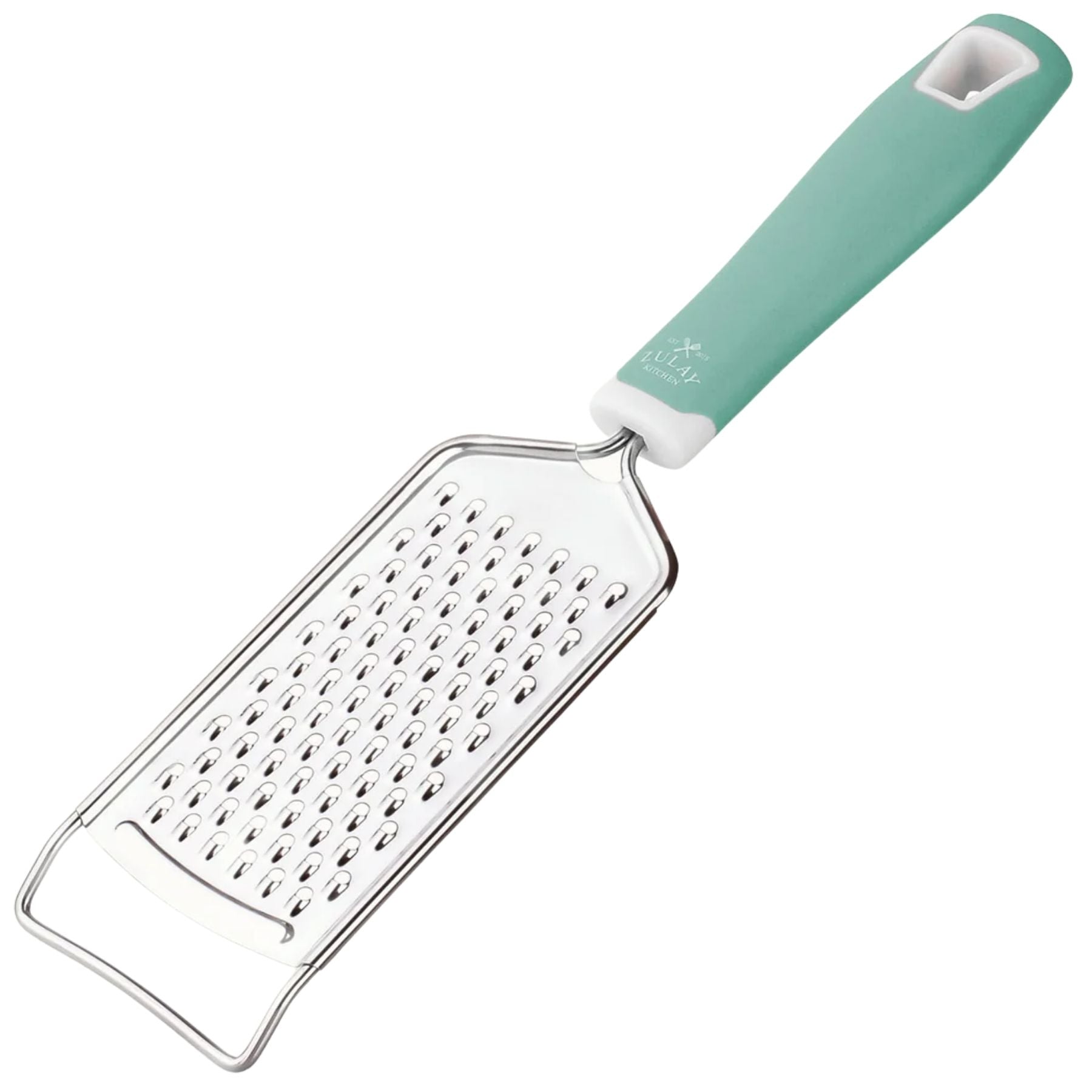 Stainless Steel Flat Cheese Grater-Mint by Zulay Kitchen