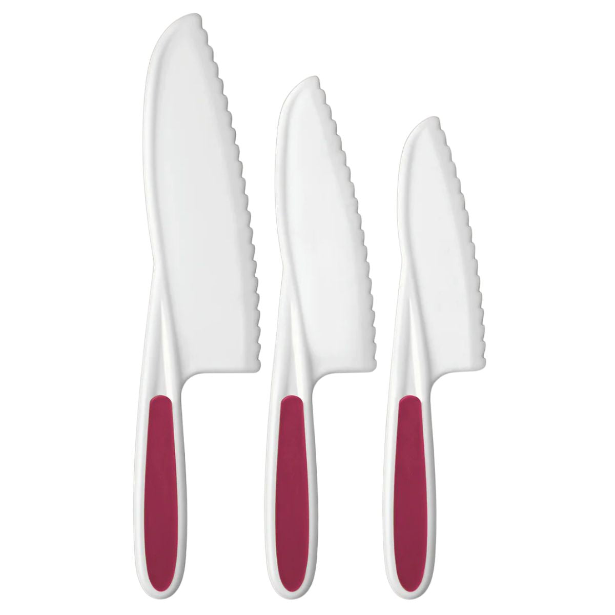 Kids Knife Set- Cranberry by Zulay Kitchen