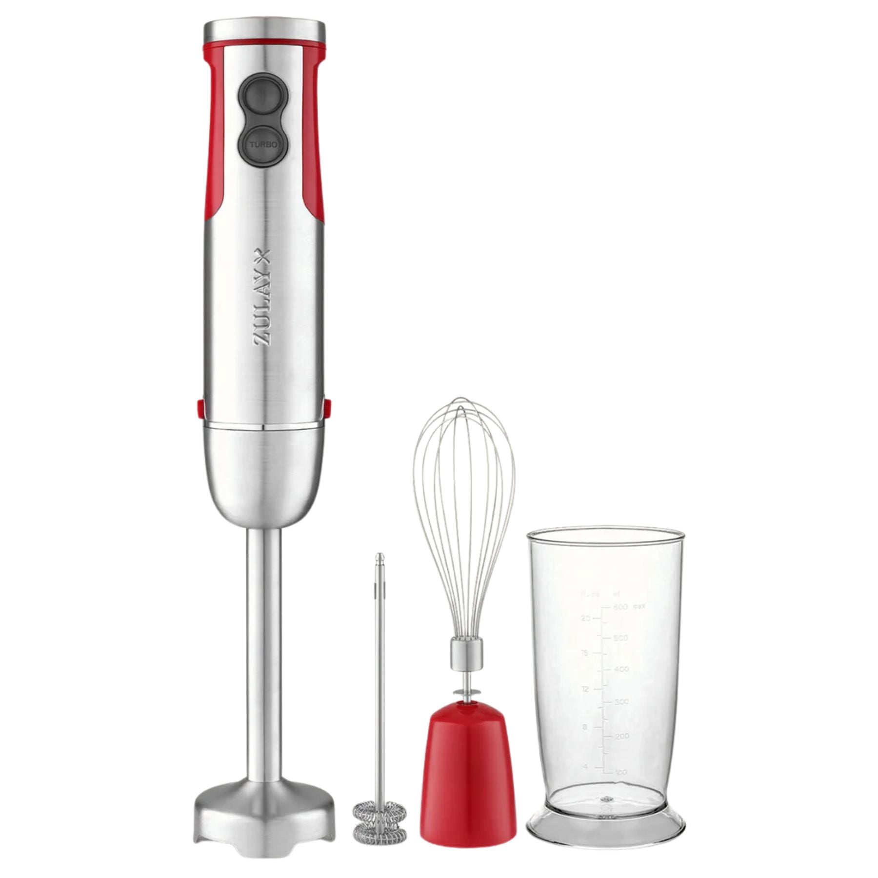 3-in-1 Immersion Blender - Red by Zulay Kitchen