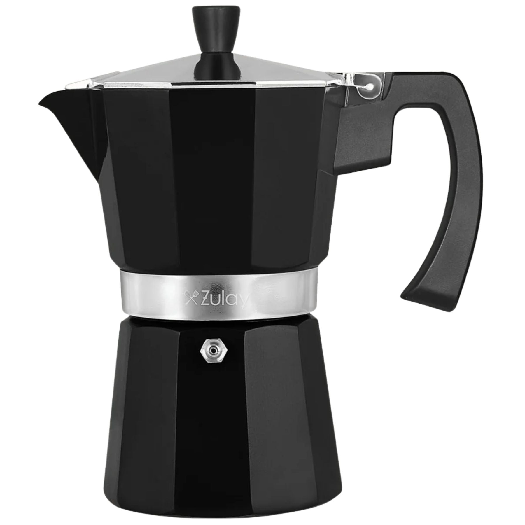 Moka Pot Espresso Maker - 9 Cups Black by Zulay Kitchen