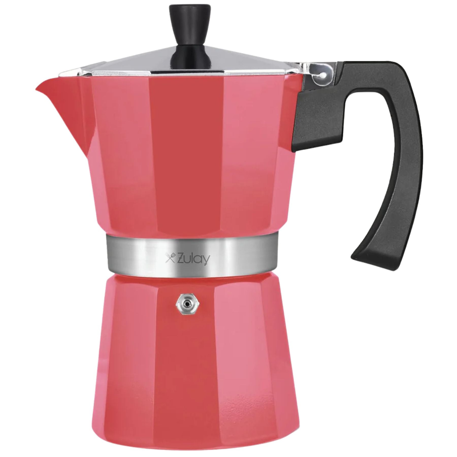 Moka Pot Espresso Maker - 6 Cups Red by Zulay Kitchen