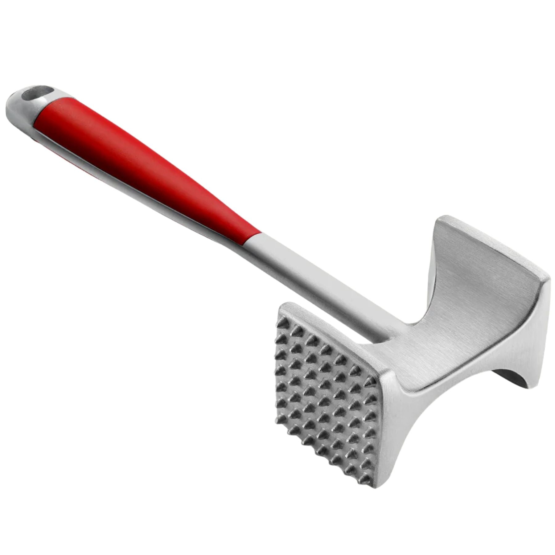 Professional Meat Tenderizer Tool with Comfort Grip - Red by Zulay Kitchen