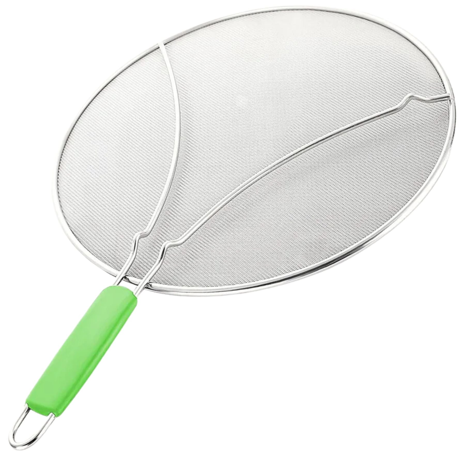 Stainless Steel Grease Splatter Screen - Green by Zulay Kitchen