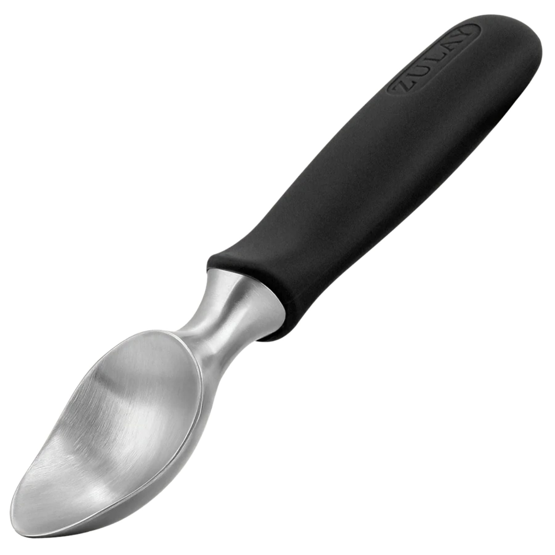 Ice Cream Scoop With Rubber Grip - Black by Zulay Kitchen