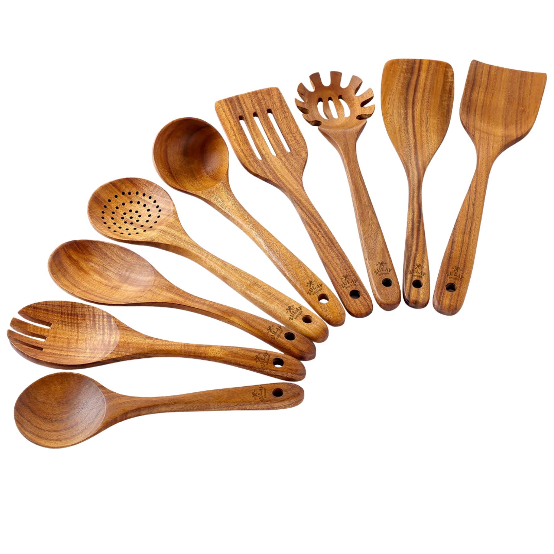 Teak Wood Utensils Set