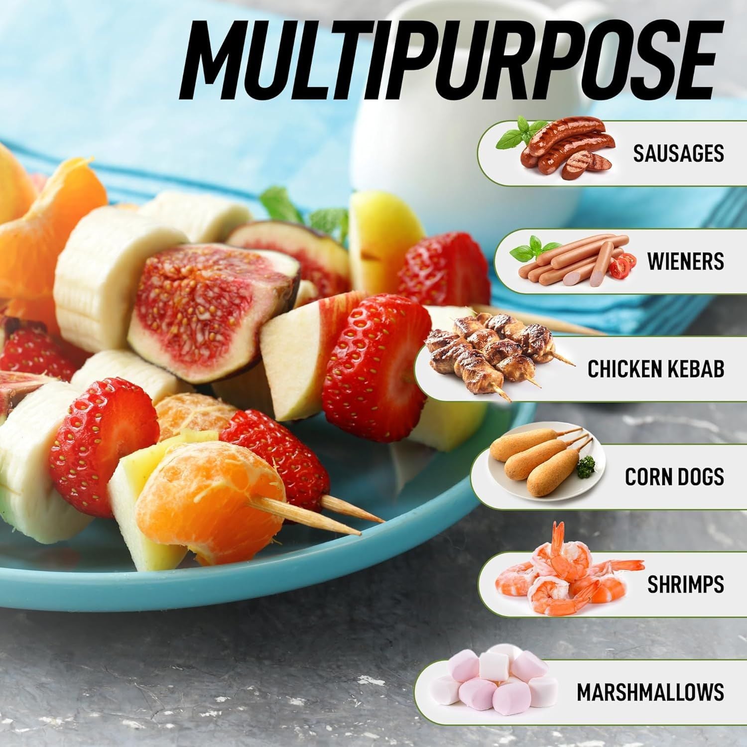 Multipurpose Bamboo Sticks by Zulay Kitchen