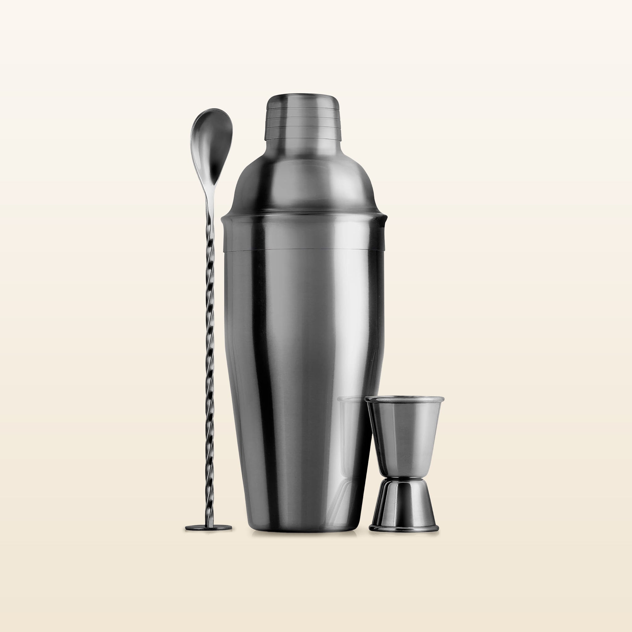 Cocktail Shaker Set - Black by Zulay Kitchen