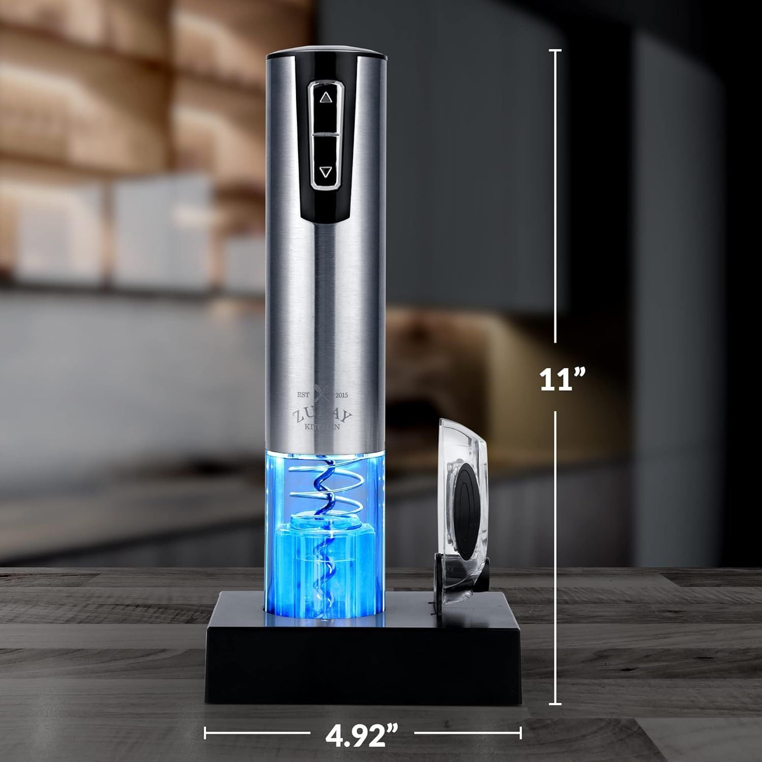 Modern and Sleek Design Electric Wine Opener by Zulay Kitchen