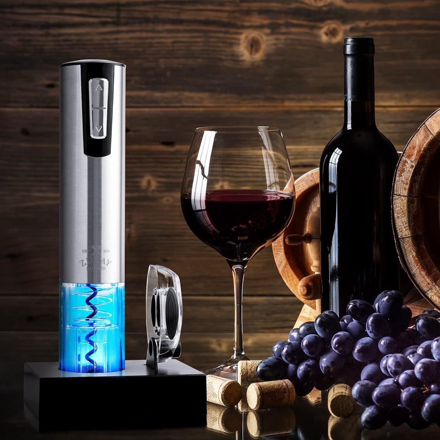 Perfect for Wine Enthusiasts Electric Wine Opener by Zulay Kitchen