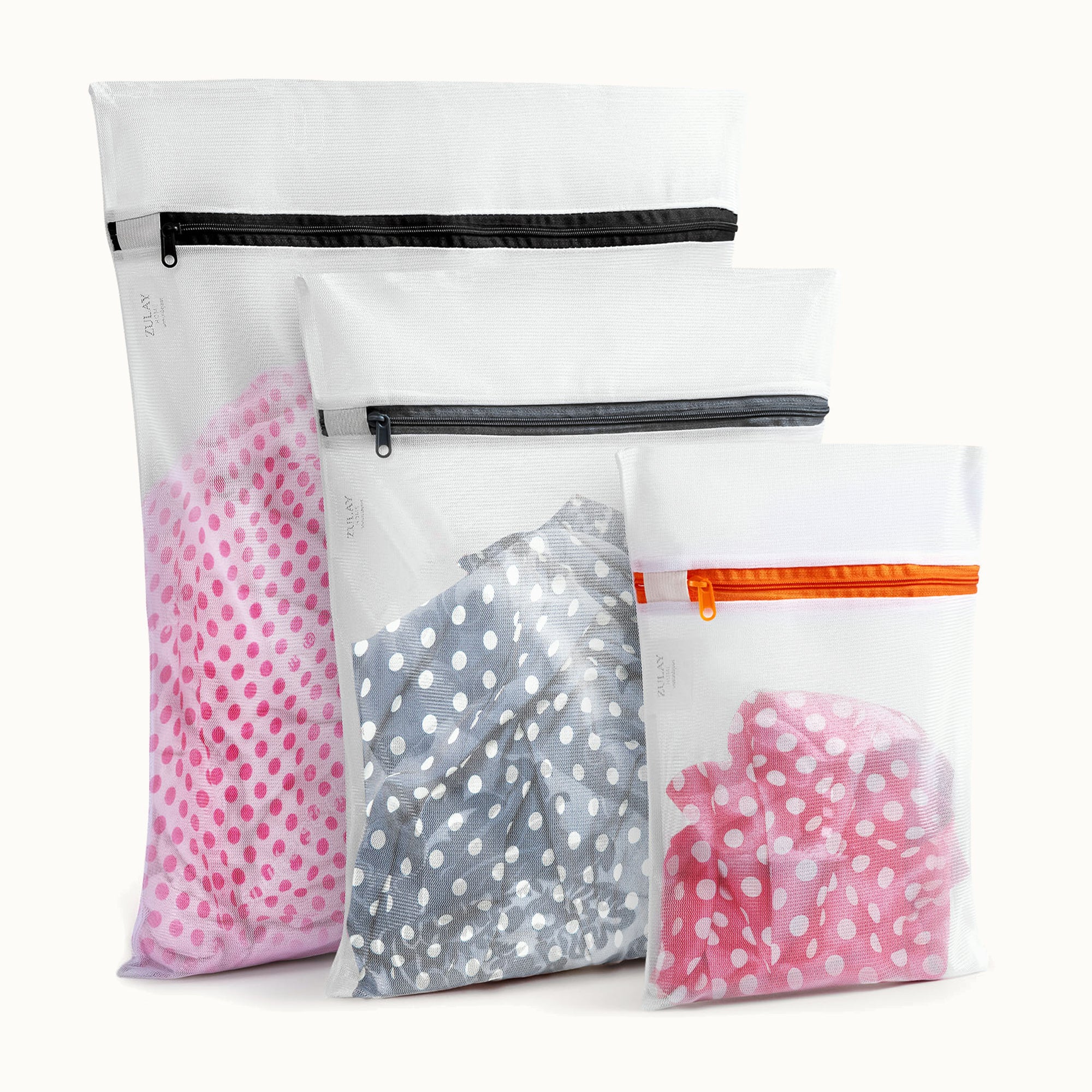 Mesh Laundry Bags 3 Pack Mix Small by Zulay Kitchen