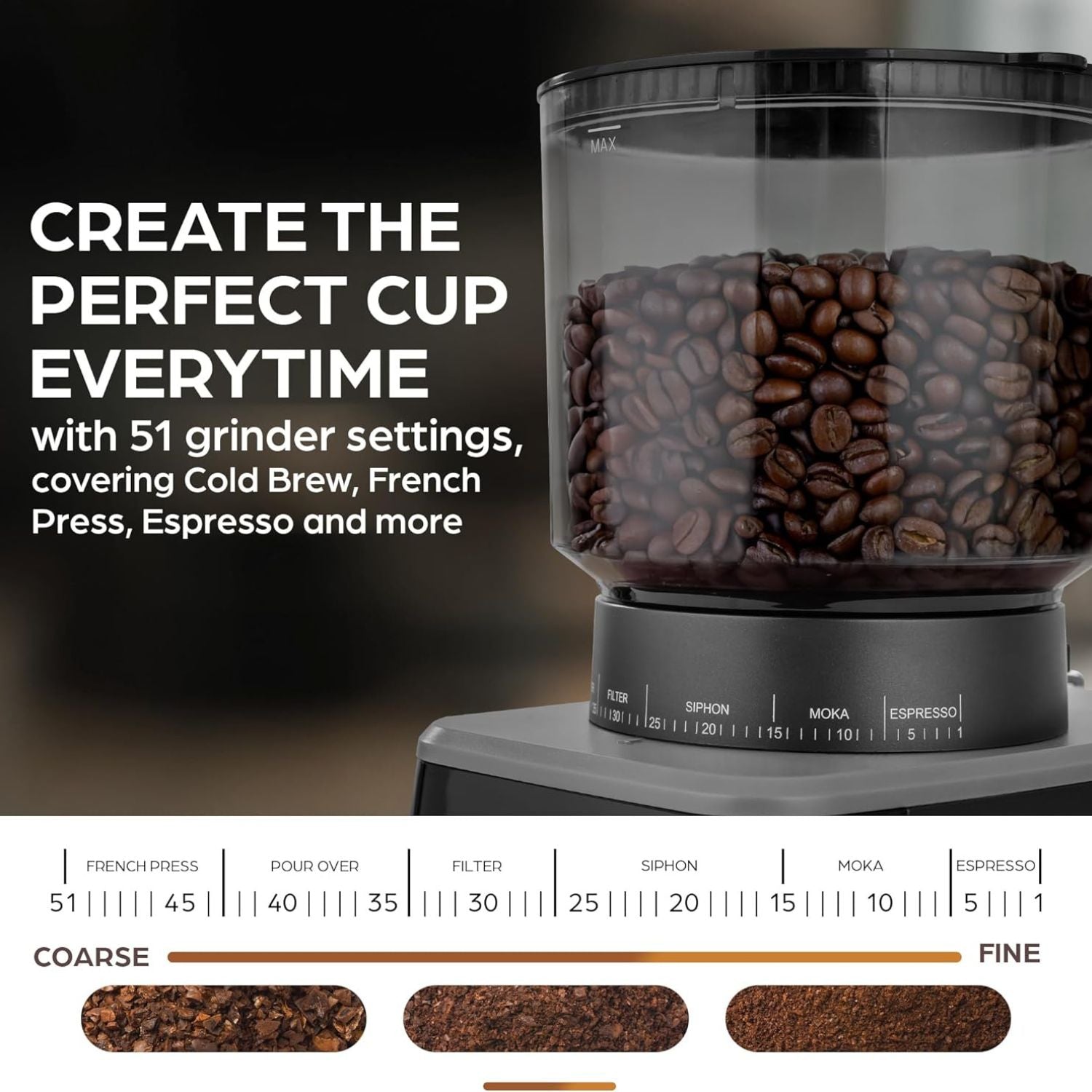 Precision Grinding for Fresh, Flavorful Coffee by Zulay Kitchen