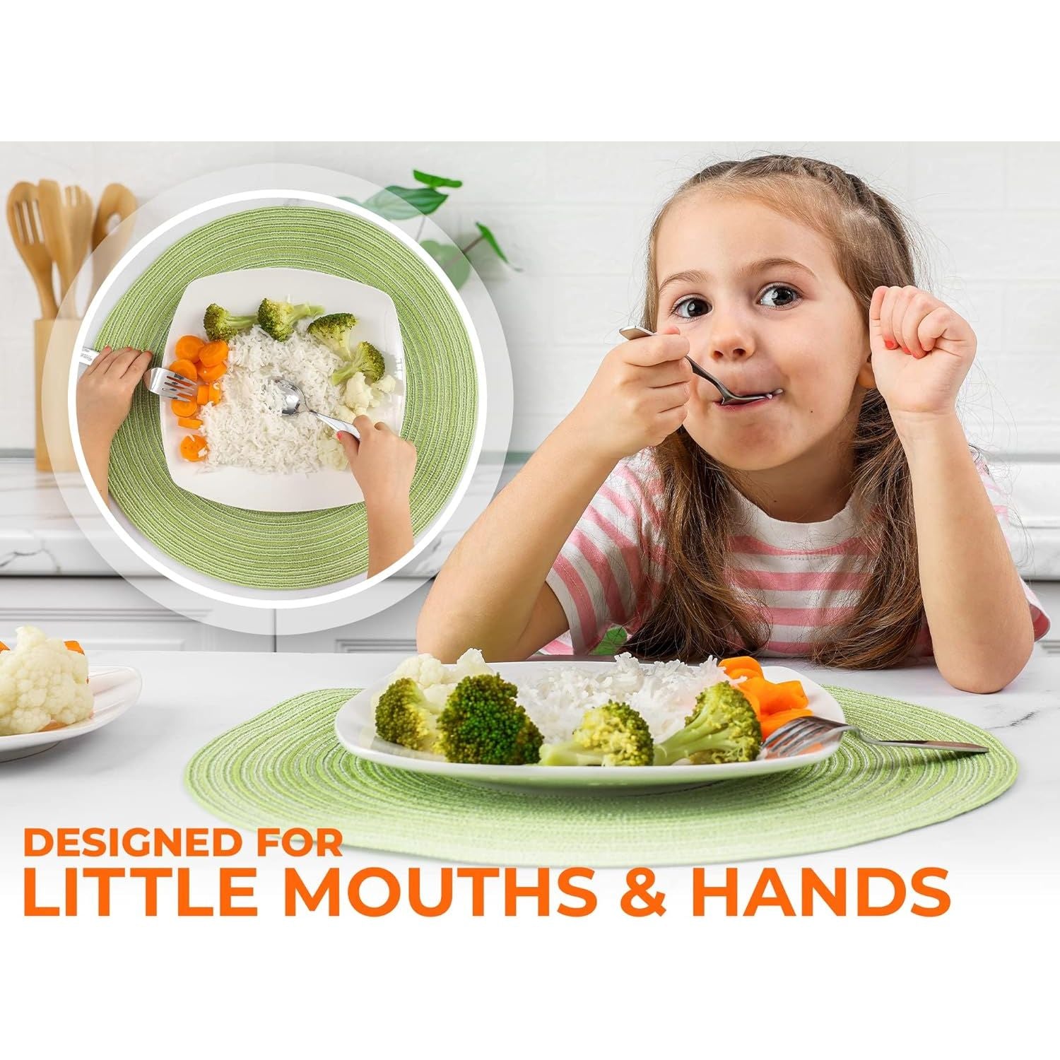 Ergonomic, Designed for Tiny Hands Utensils by Zulay Kitchen