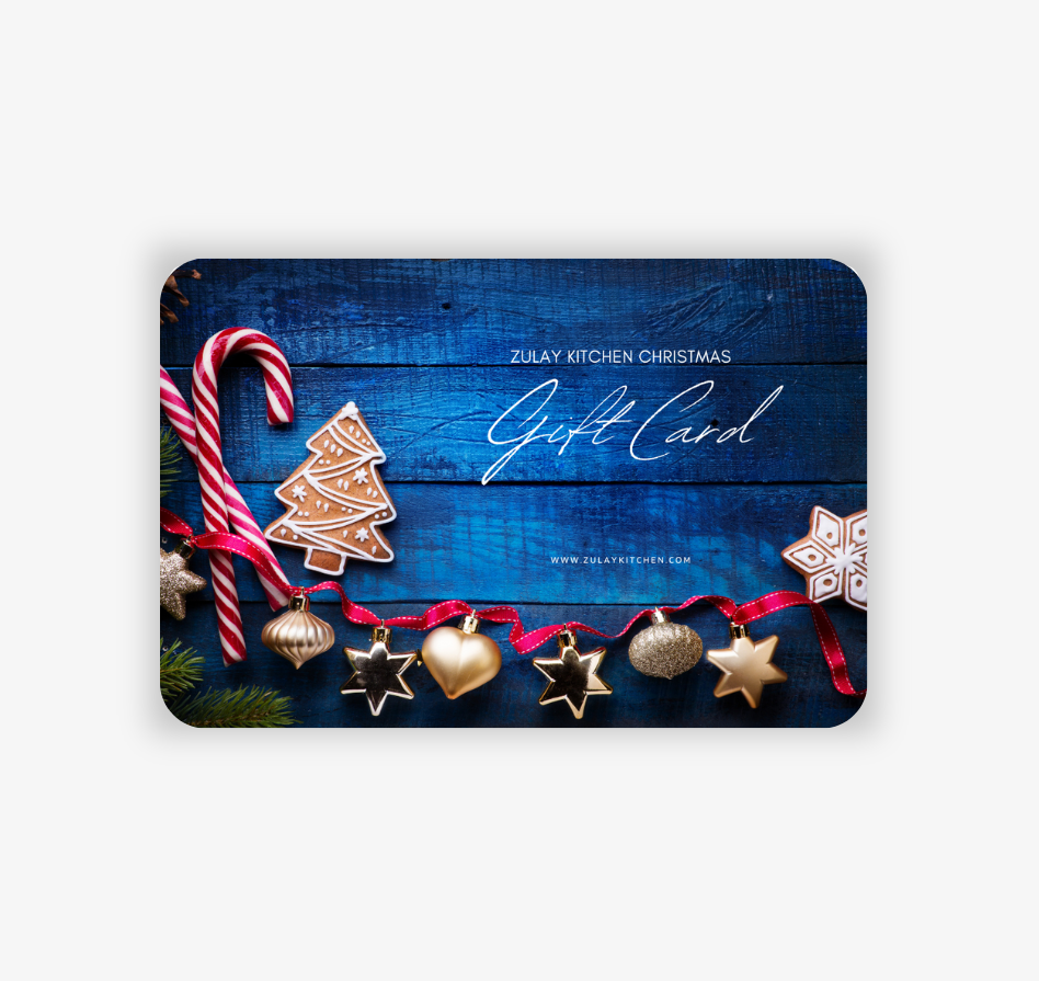 Christmas Gift Card - Blue by Zulay Kitchen