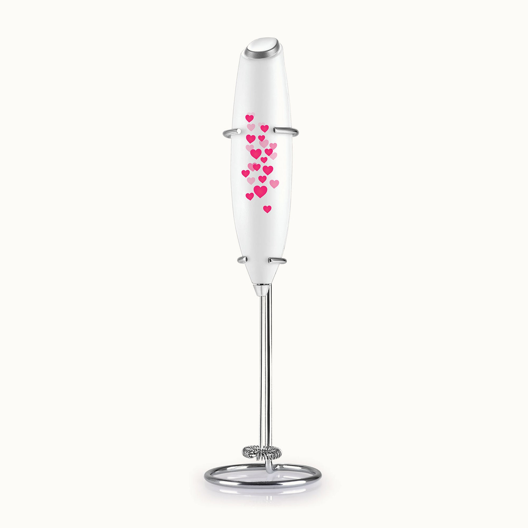 Milk Frother With Stand - Hearts by Zulay Kitchen