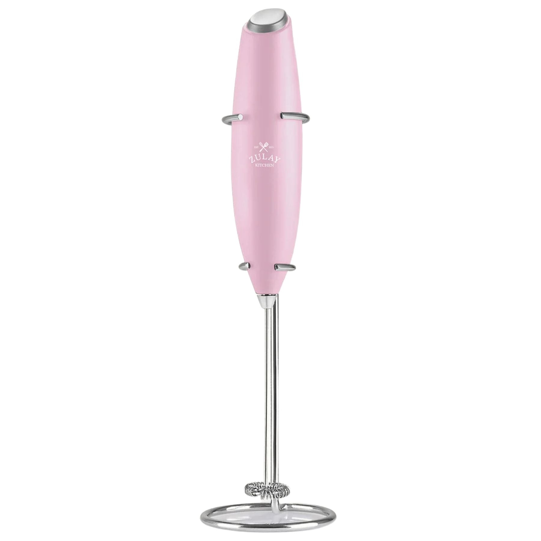 Zulay Kitchen Milk Frother With Stand-Cotton Candy by Zulay Kitchen