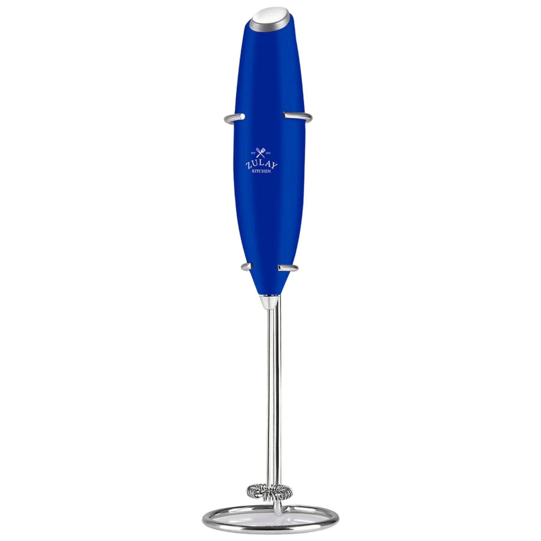 Zulay Kitchen Milk Frother With Stand-Royal Blue by Zulay Kitchen