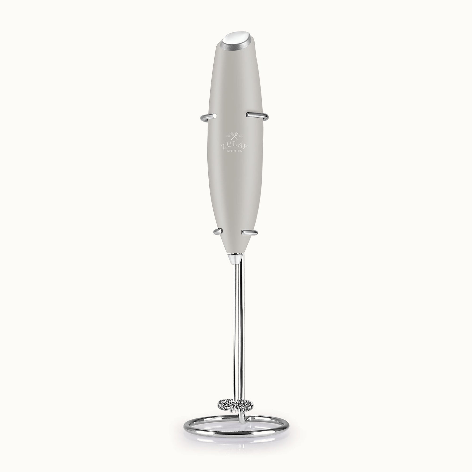Zulay Kitchen Milk Frother With Stand-Gray by Zulay Kitchen