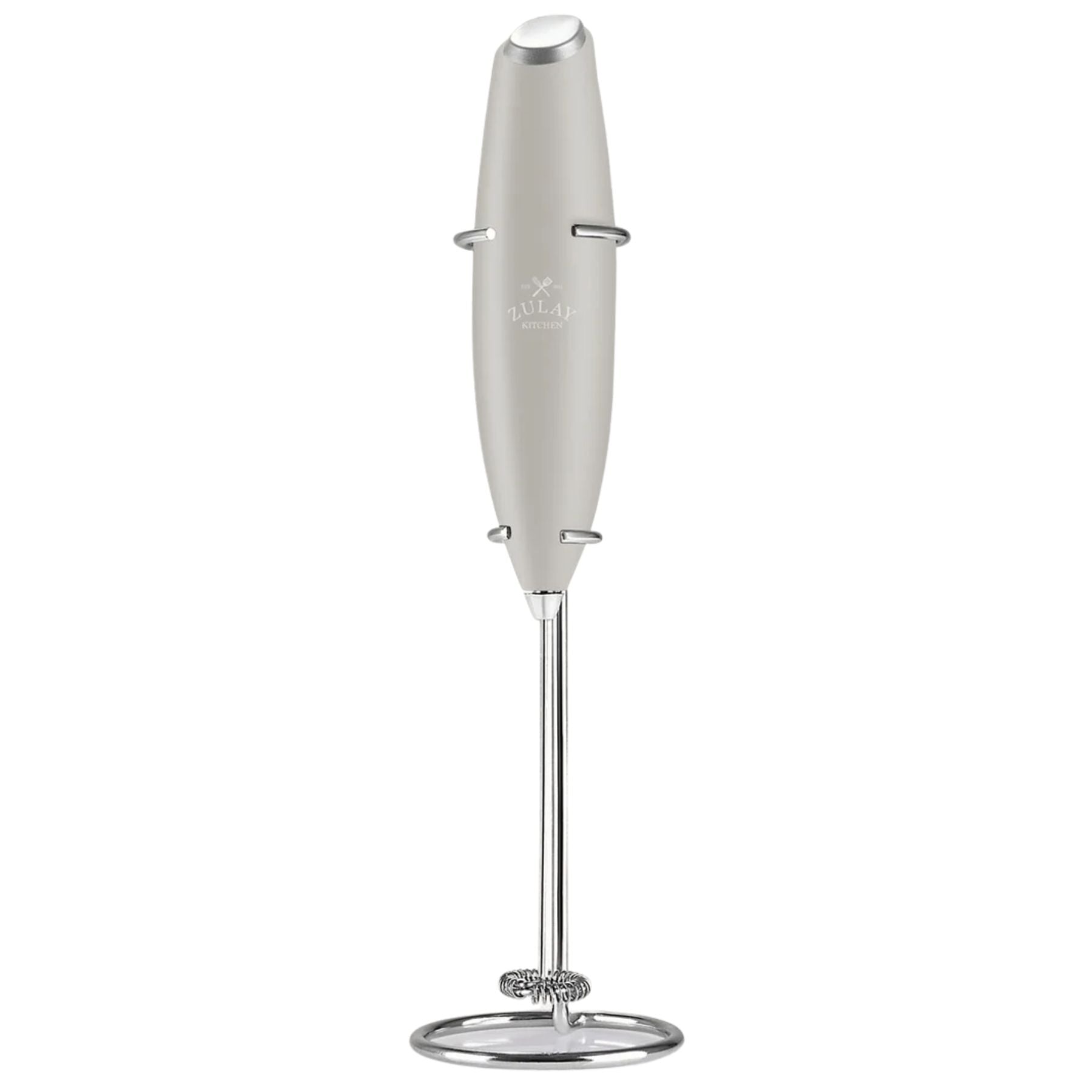 Zulay Kitchen Milk Frother With Stand-Gray by Zulay Kitchen