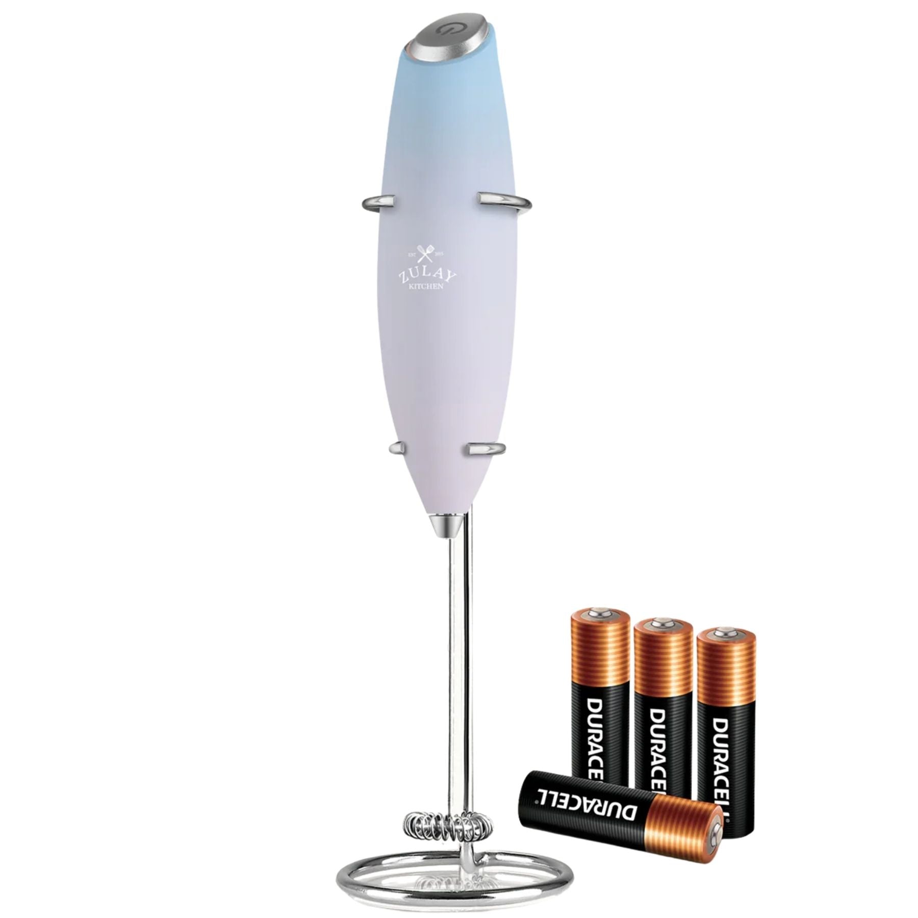Milk Frother with 4 Batteries - Duracell Powered - Cloud Blend by Zulay Kitchen