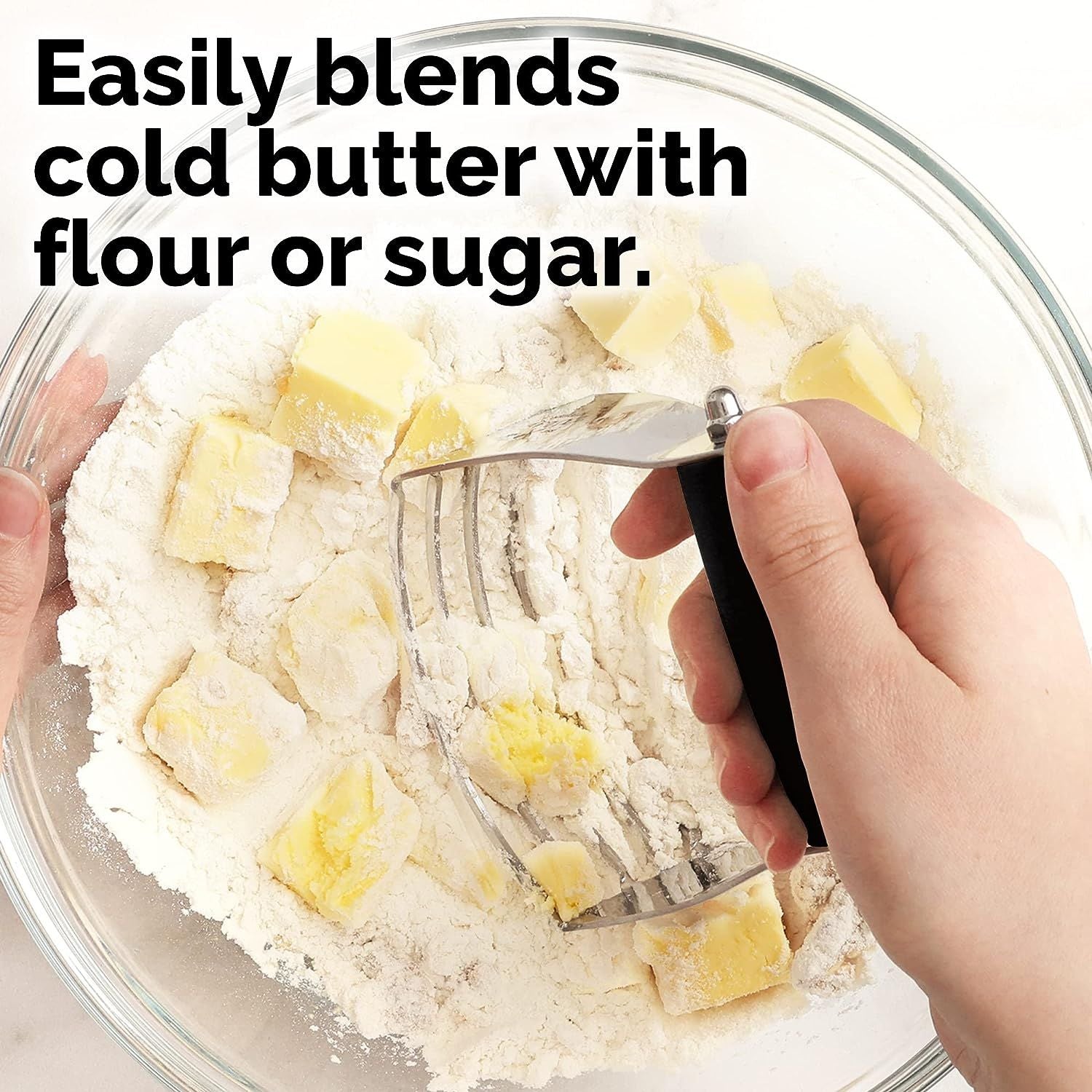 Easily Blends Cold Butter and Flour by Zulay Kitchen