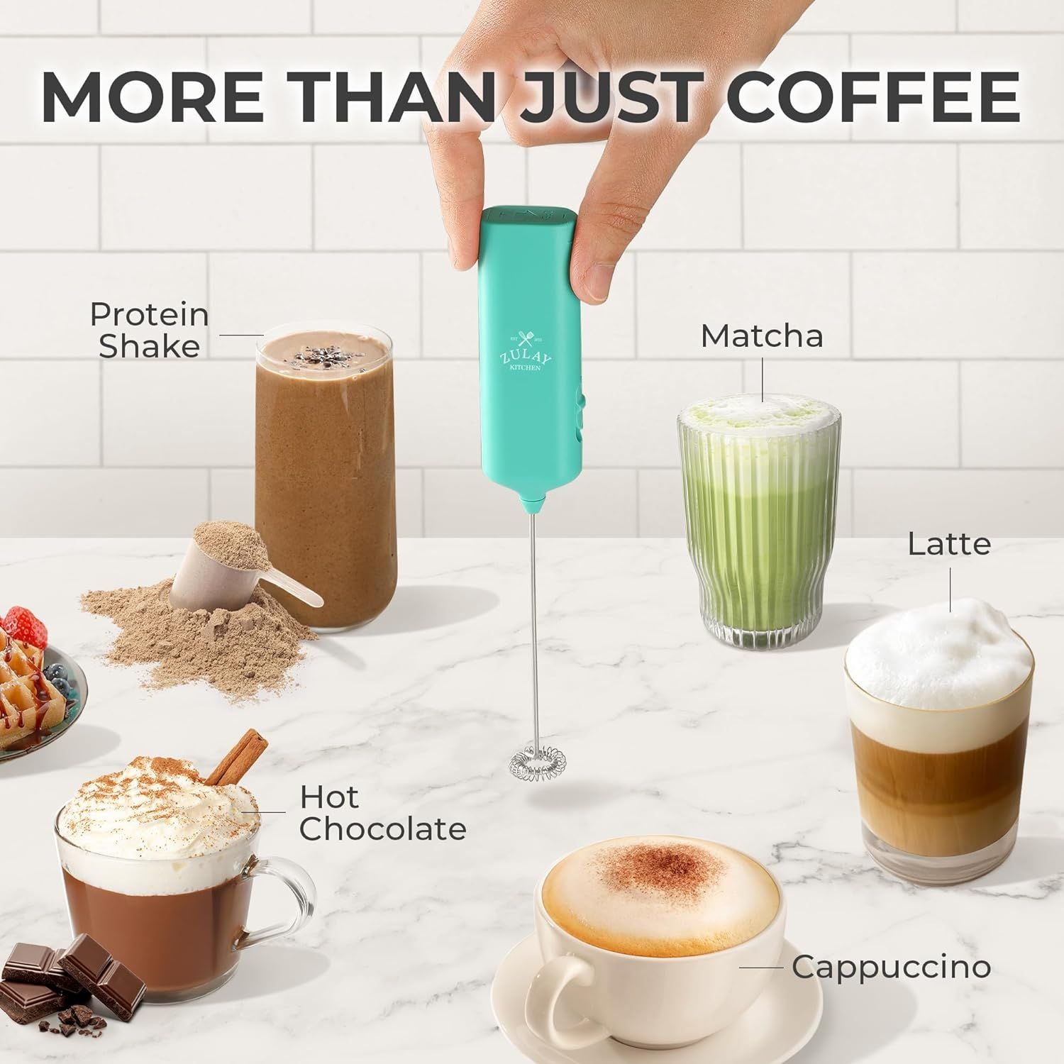 Powerful Mini Frother by Zulay Kitchen