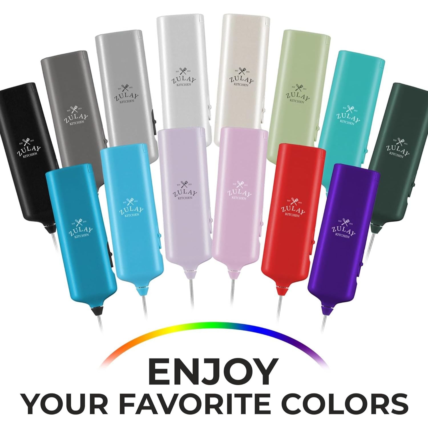 Enjoy Your Favorite Colors Mini Froth by Zulay Kitchen