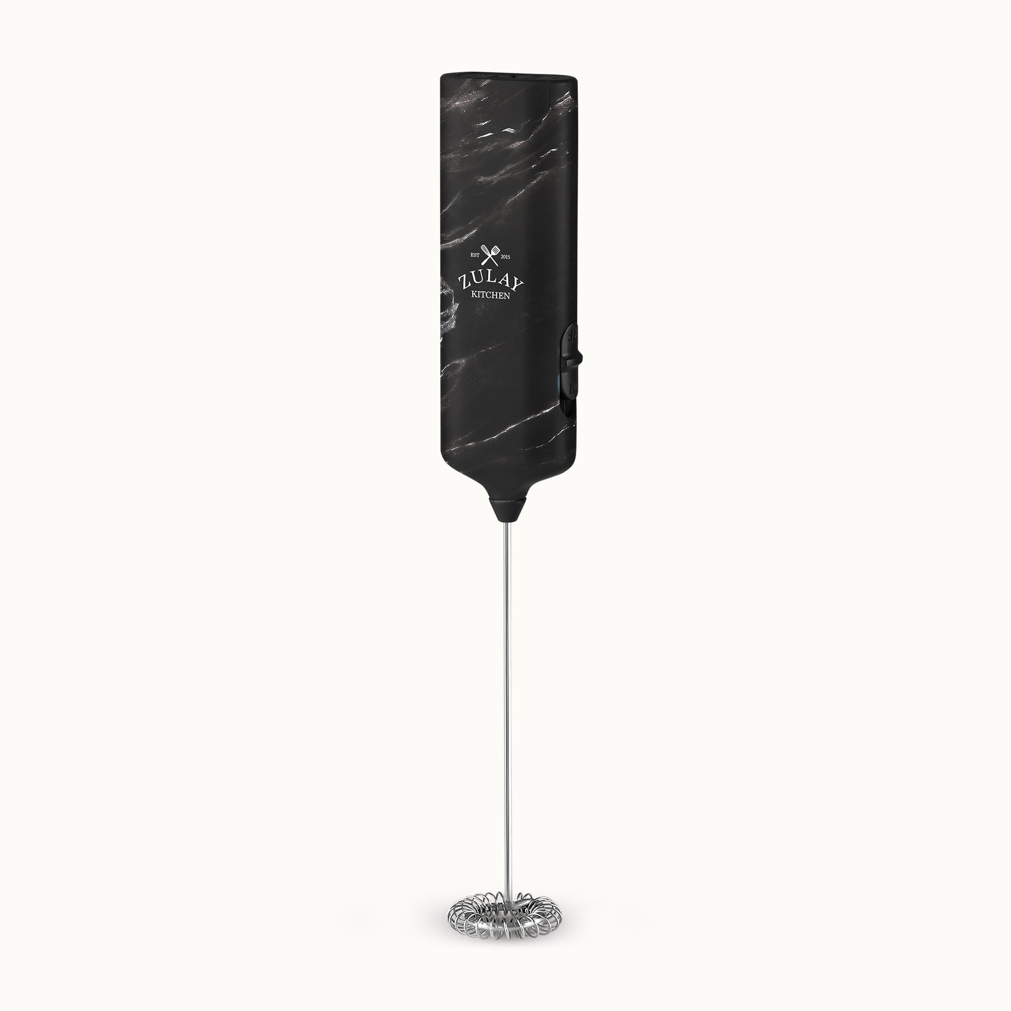 Mini Milk Frother - Black Marble by Zulay Kitchen