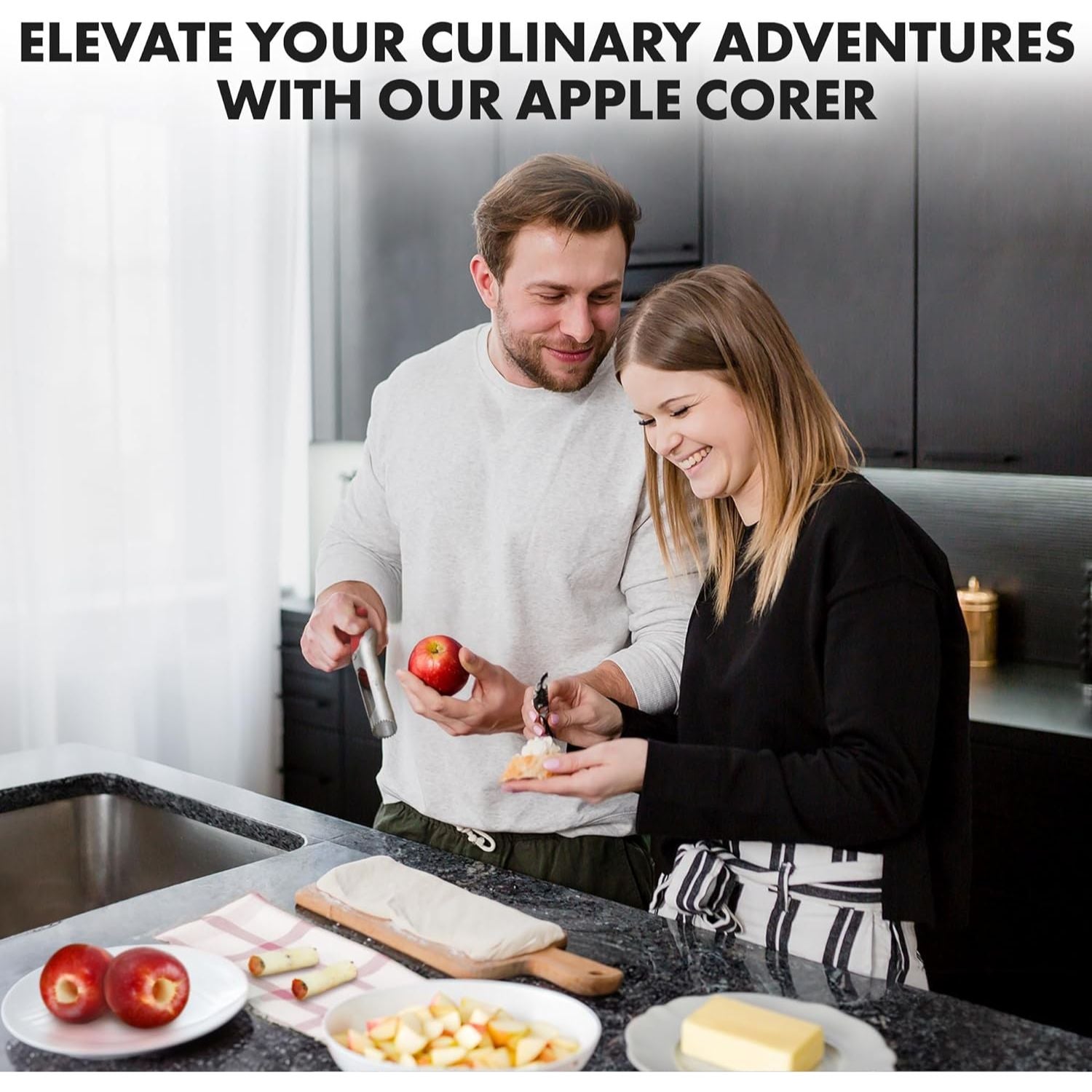 Stainless Steel Twin Blades for Effortless Coring by Zulay Kitchen