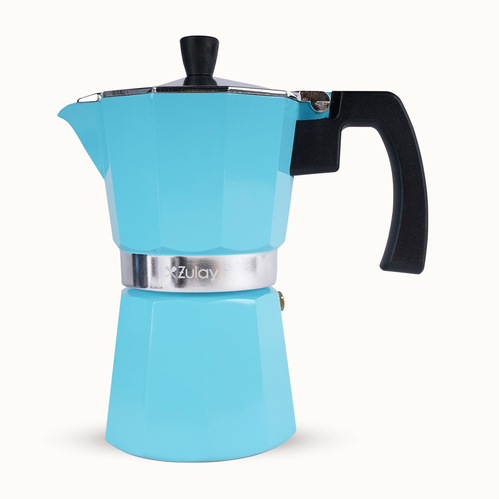 Zulay Kitchen Traditional Espresso Maker-3 Espresso Cups-Blue by Zulay Kitchen