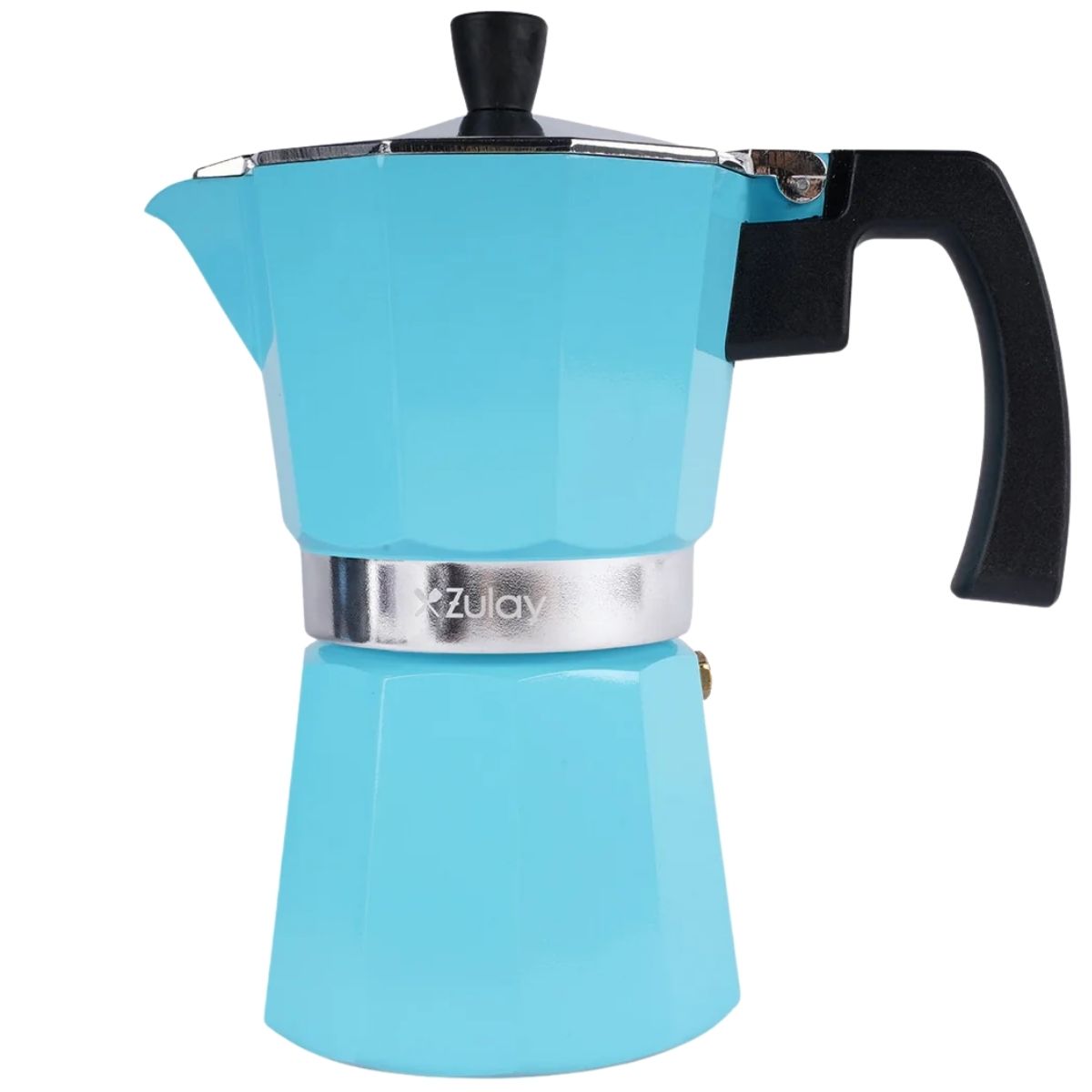 Traditional Espresso Maker-3/5.5/8 Espresso Cups-Blue by Zulay Kitchen