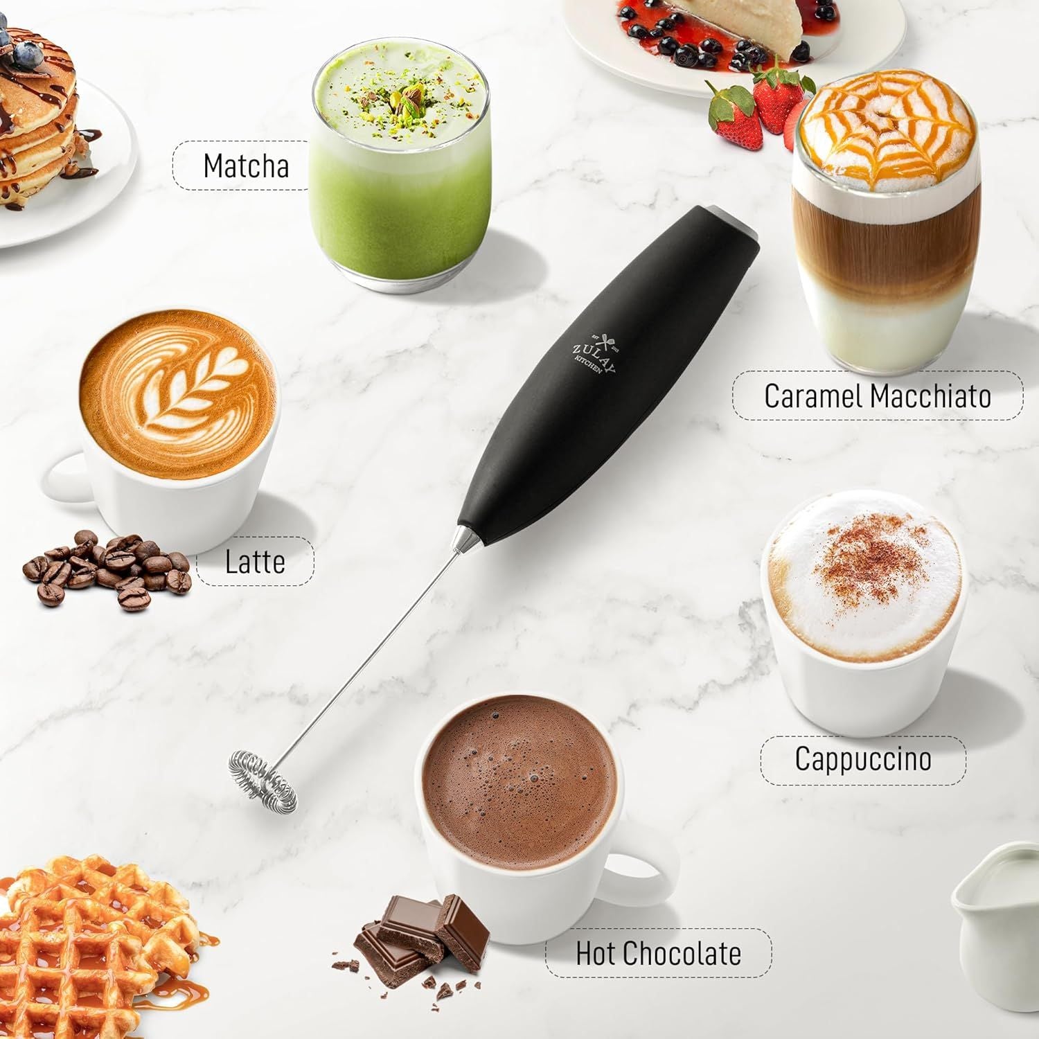 Multi-Functional Milk Frother by Zulay Kitchen