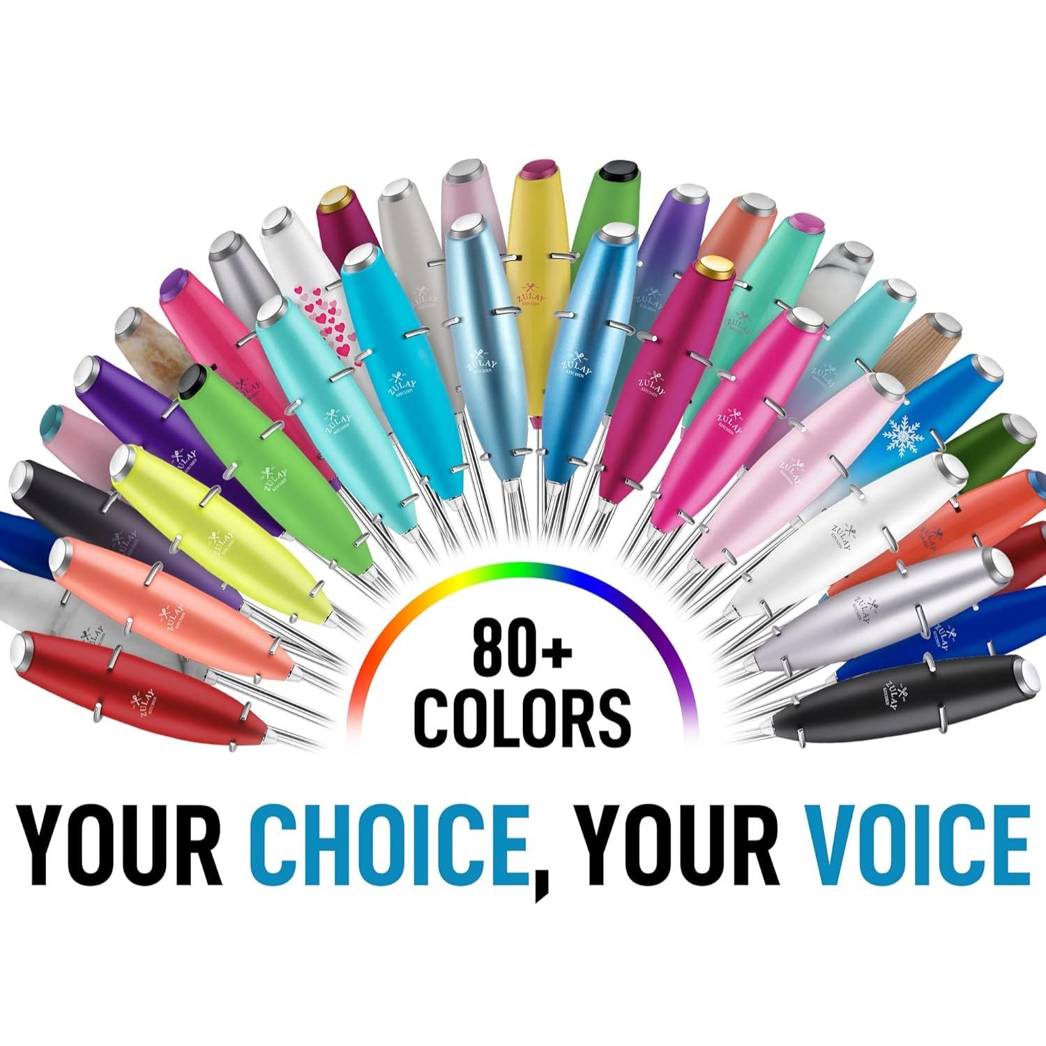 Must Have For Coffee Lover Milk Frother (Without Stand) by Zulay Kitchen